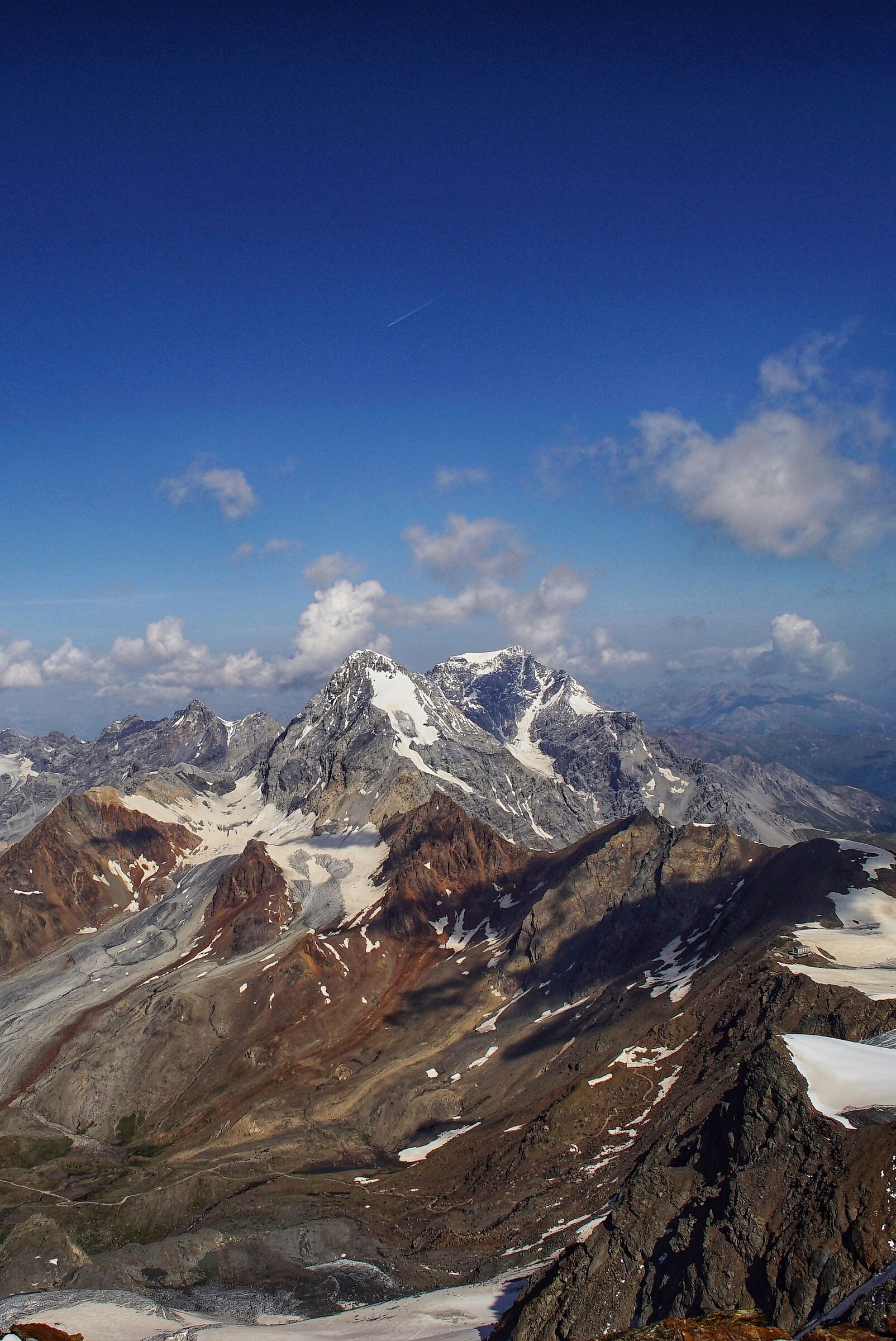 Gran Zebrù next to the Ortles