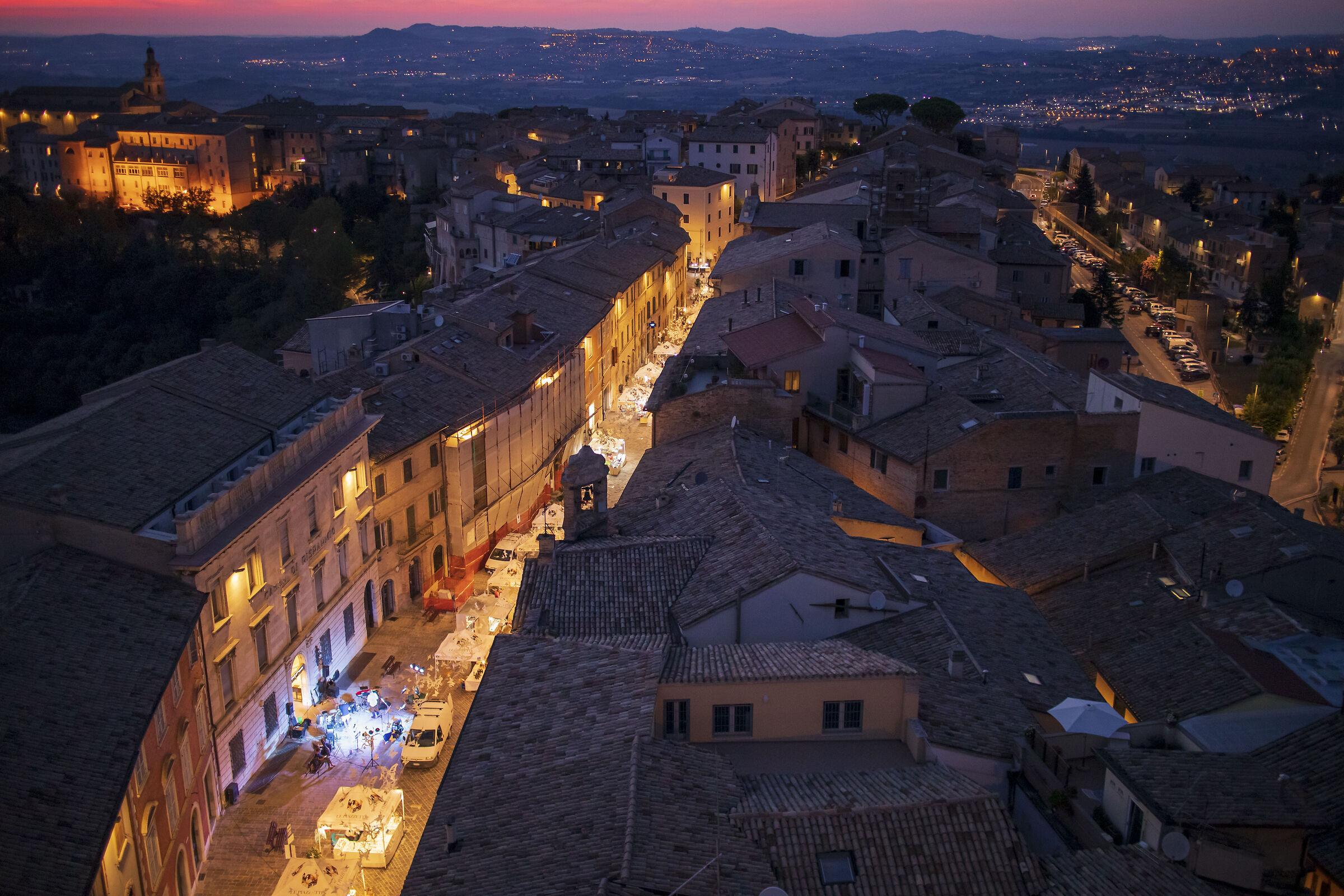 Recanati dalla Torre del Borgo