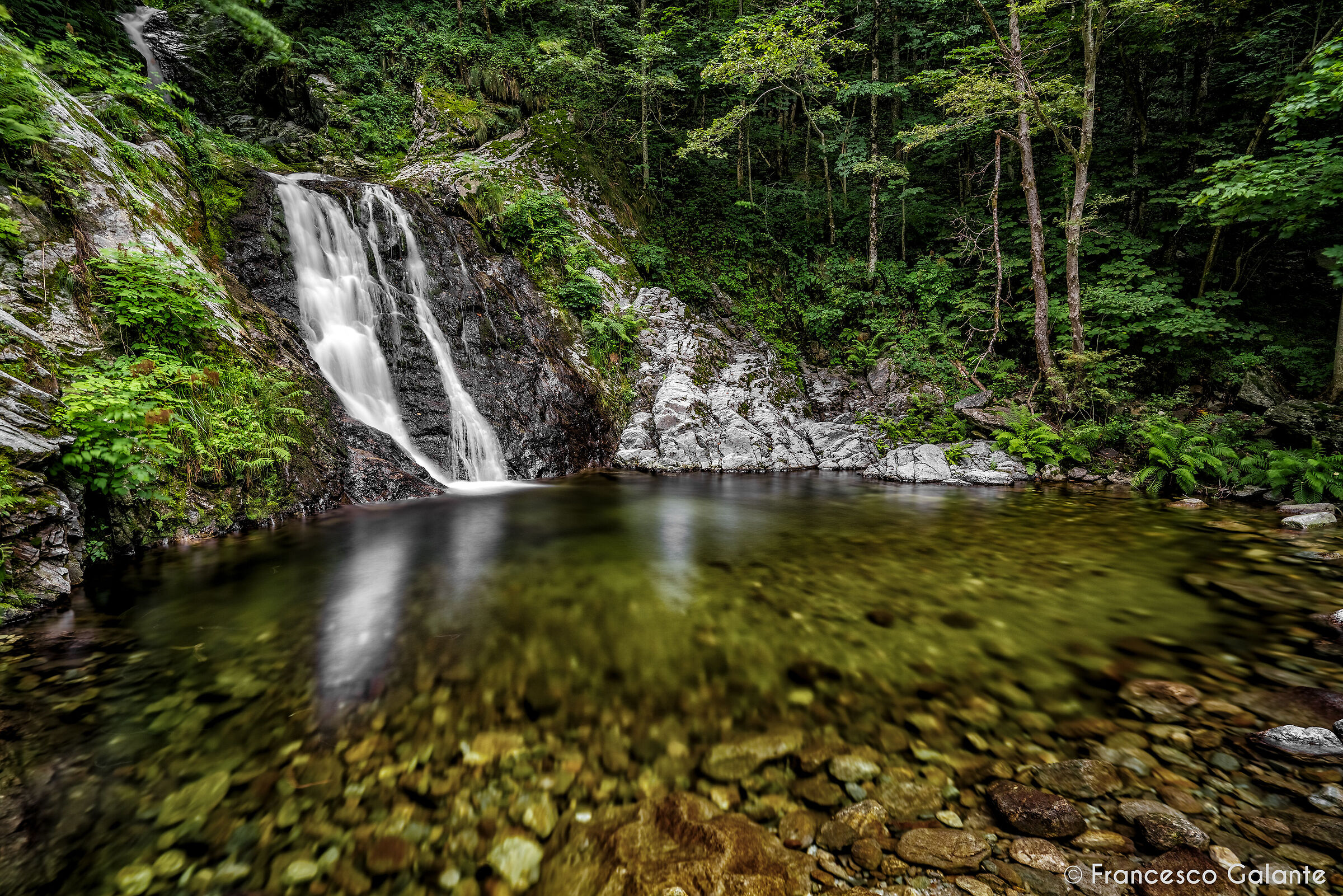Waterfall in Campertogno (VC)