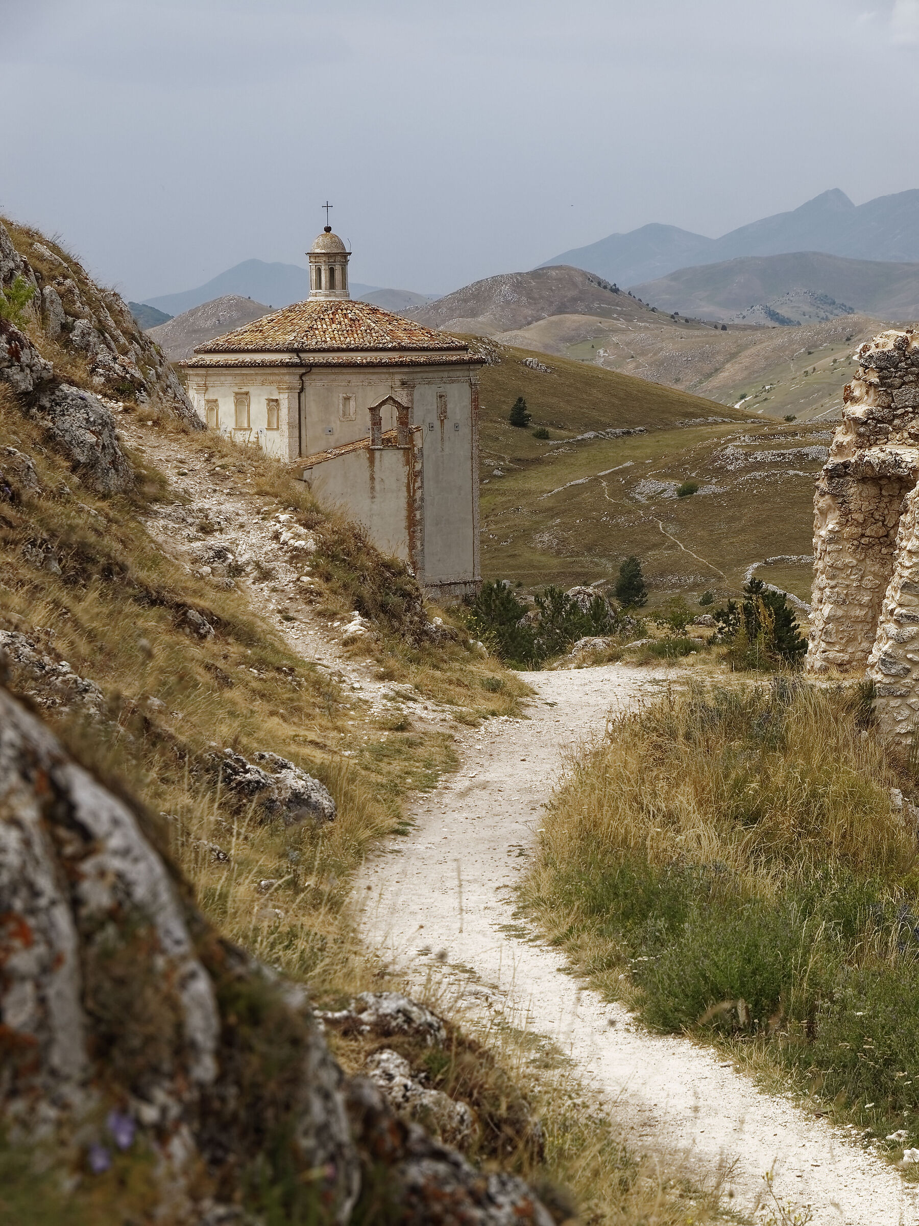 Glimpse of the church