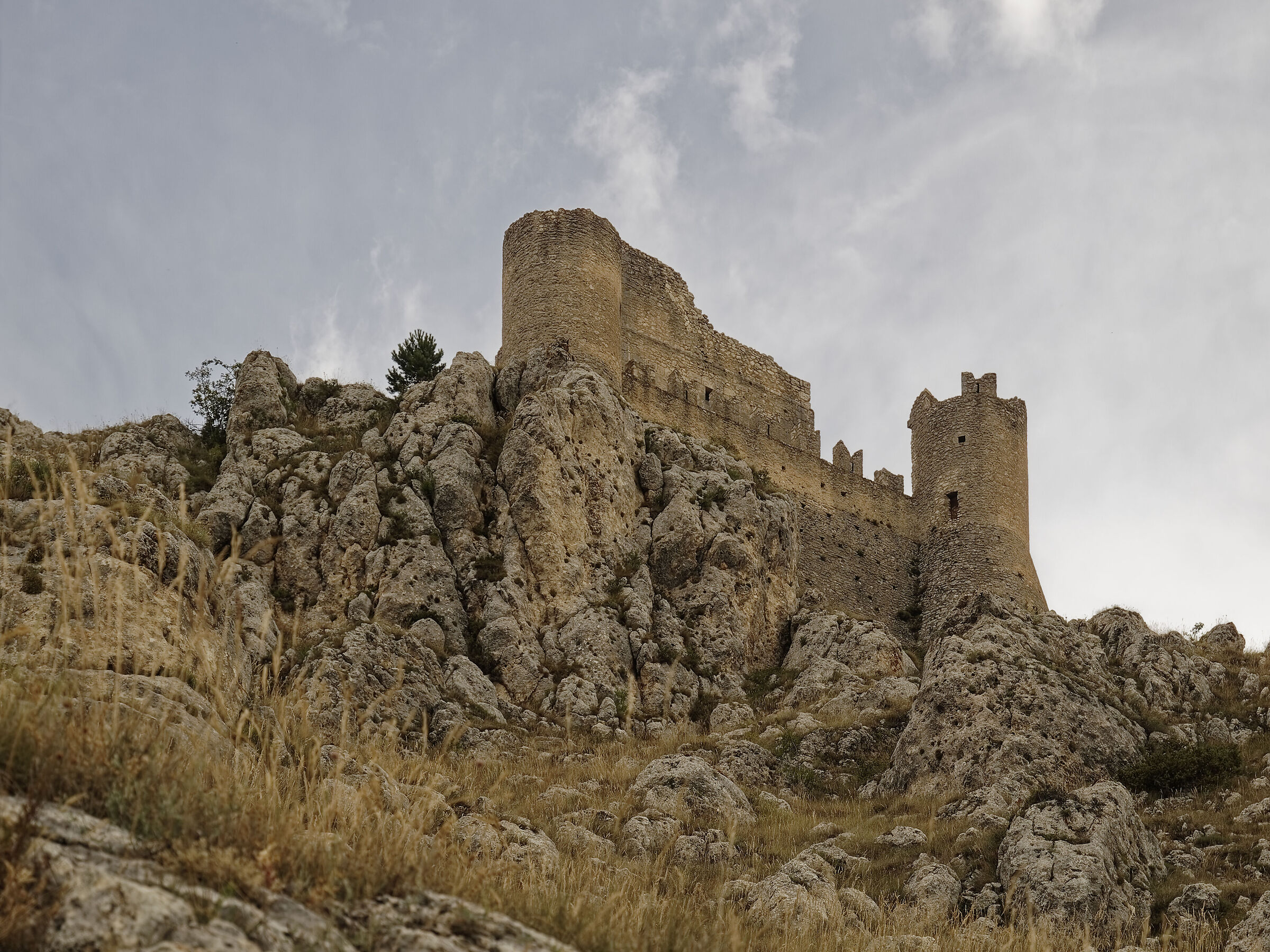 The castle along the access road