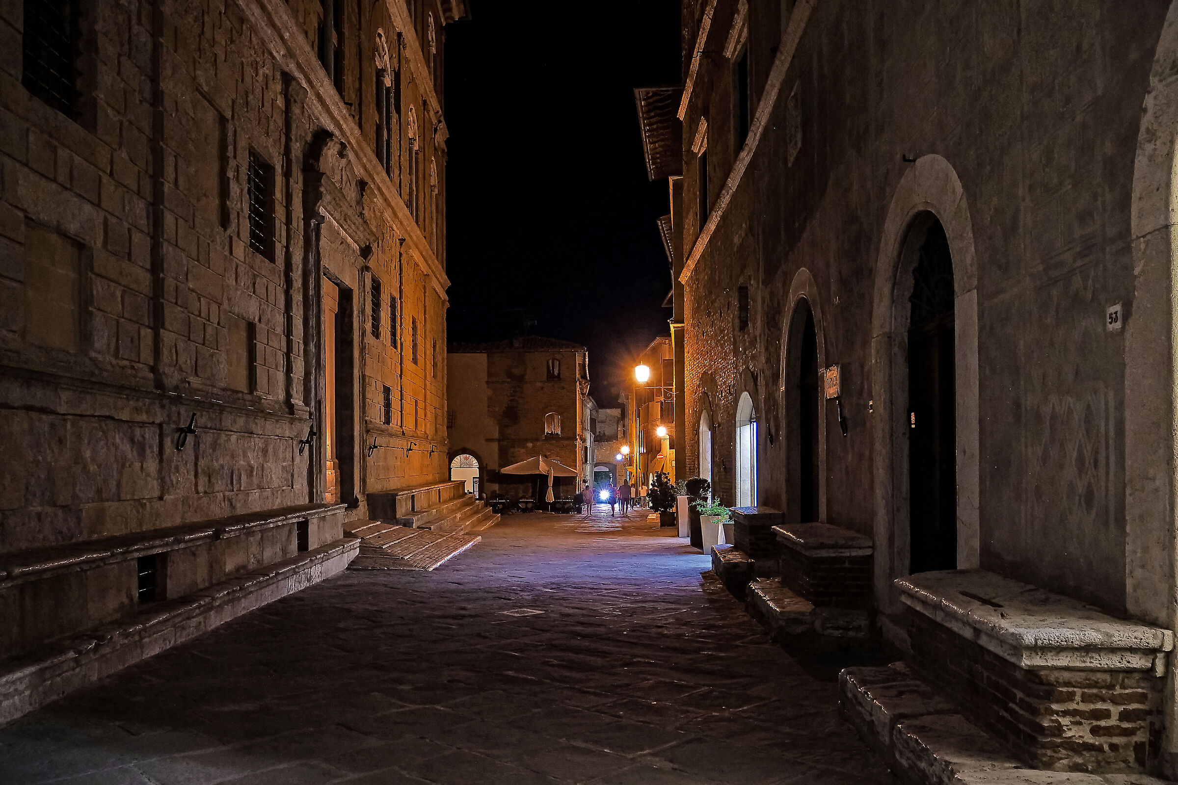 Atmosfera serale a Pienza