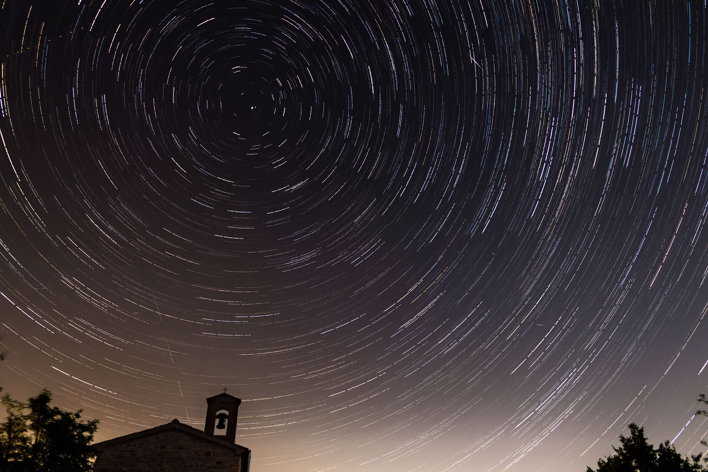 Star Trail in Sogliano