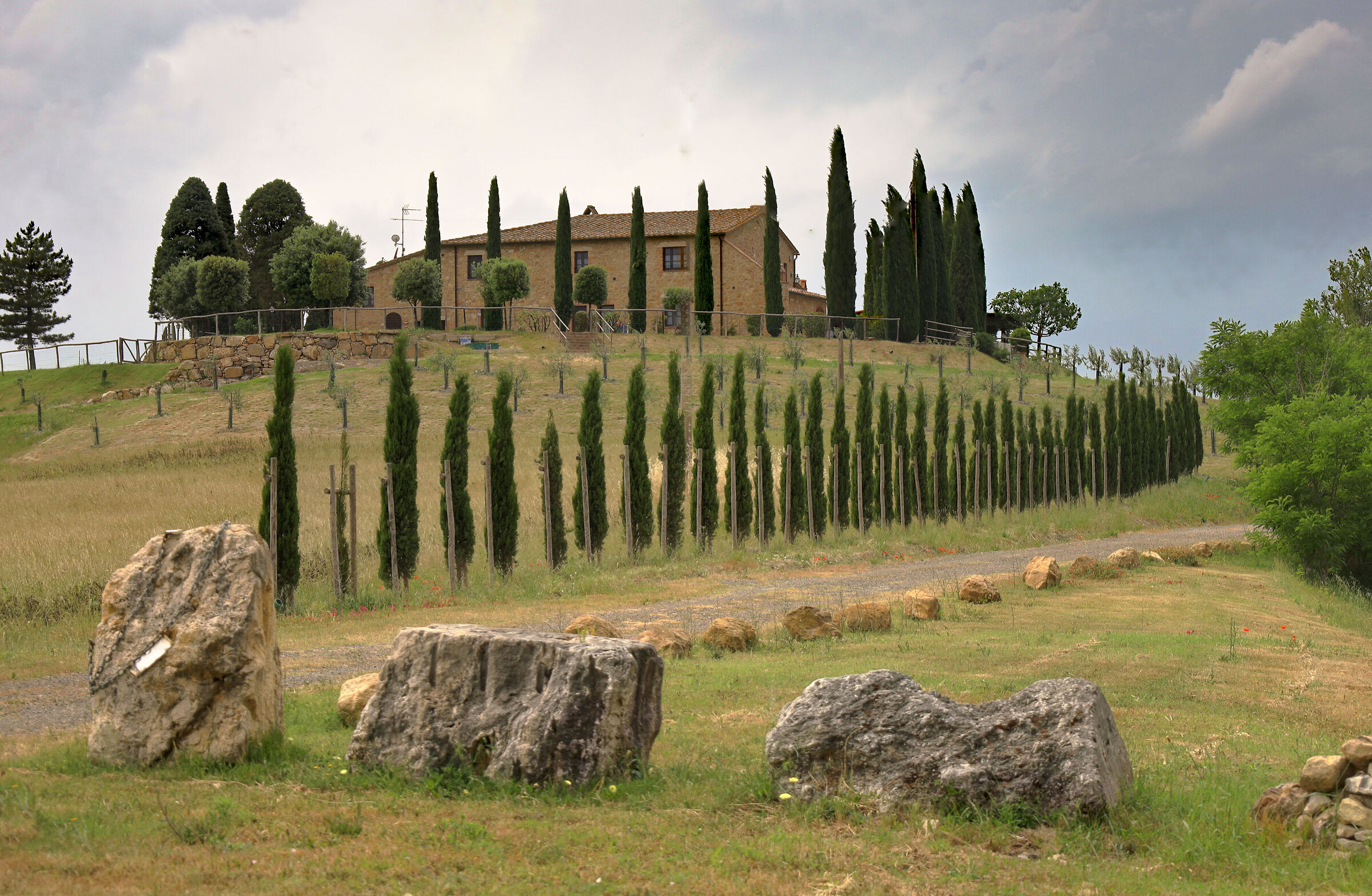 Thunderstorm in Val d'Orcia