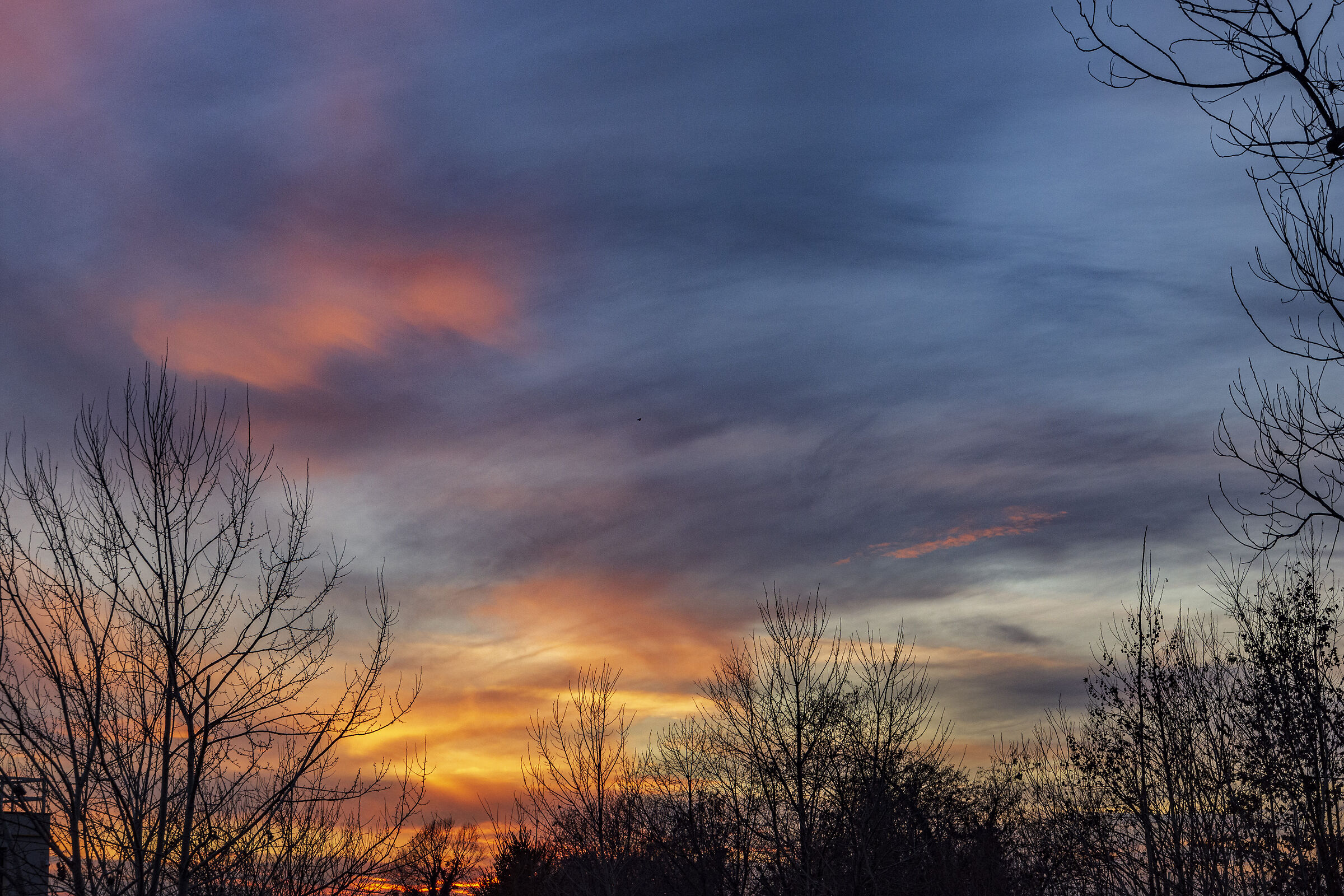 Campagna Al Tramonto