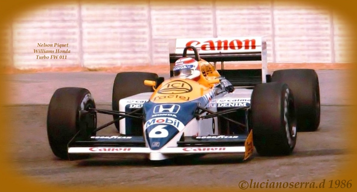 Nelson Piquet - Williams Honda FW 011 - 1986