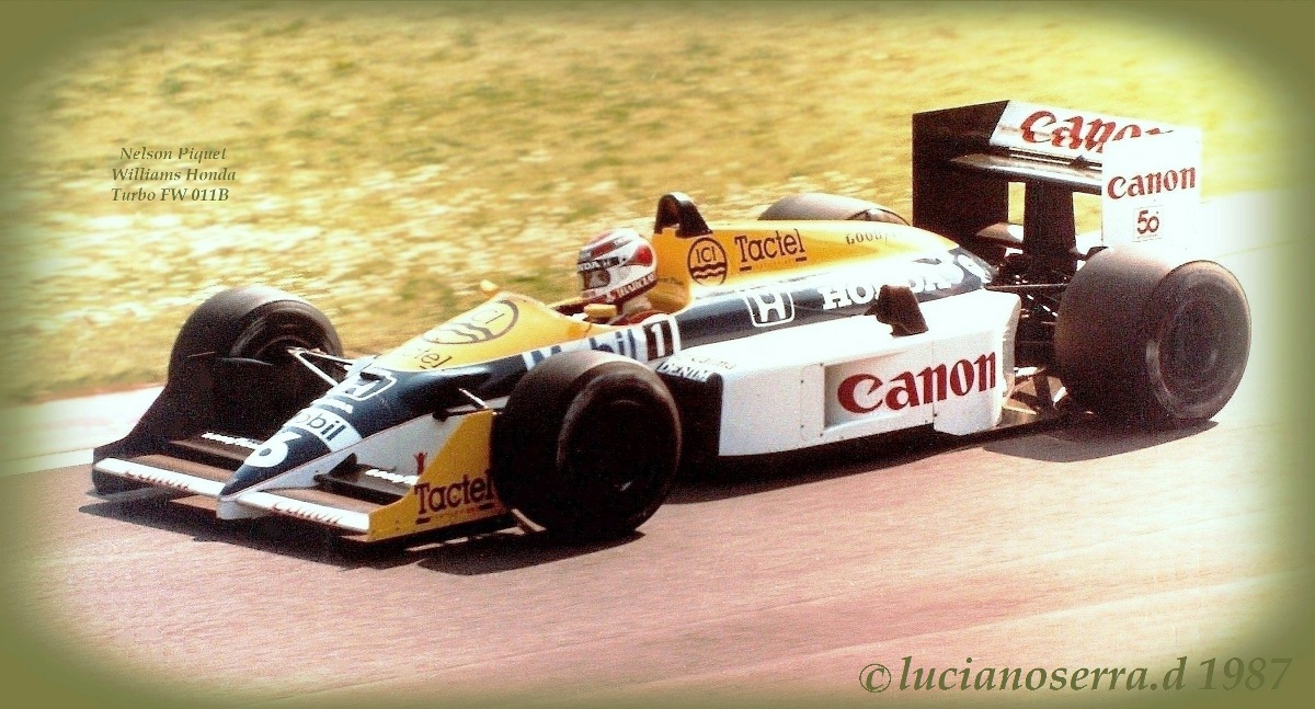 Nelson Piquet - Williams Honda FW 011b - 1987