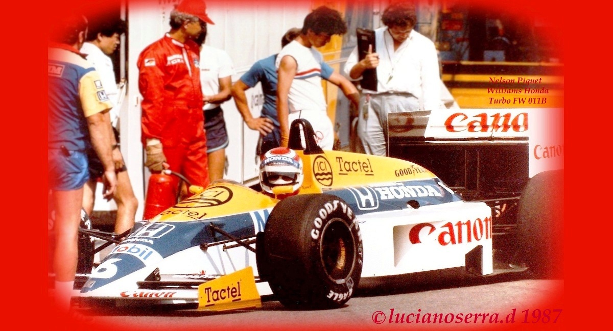 Nelson Piquet - Williams Honda FW 011b - 1987
