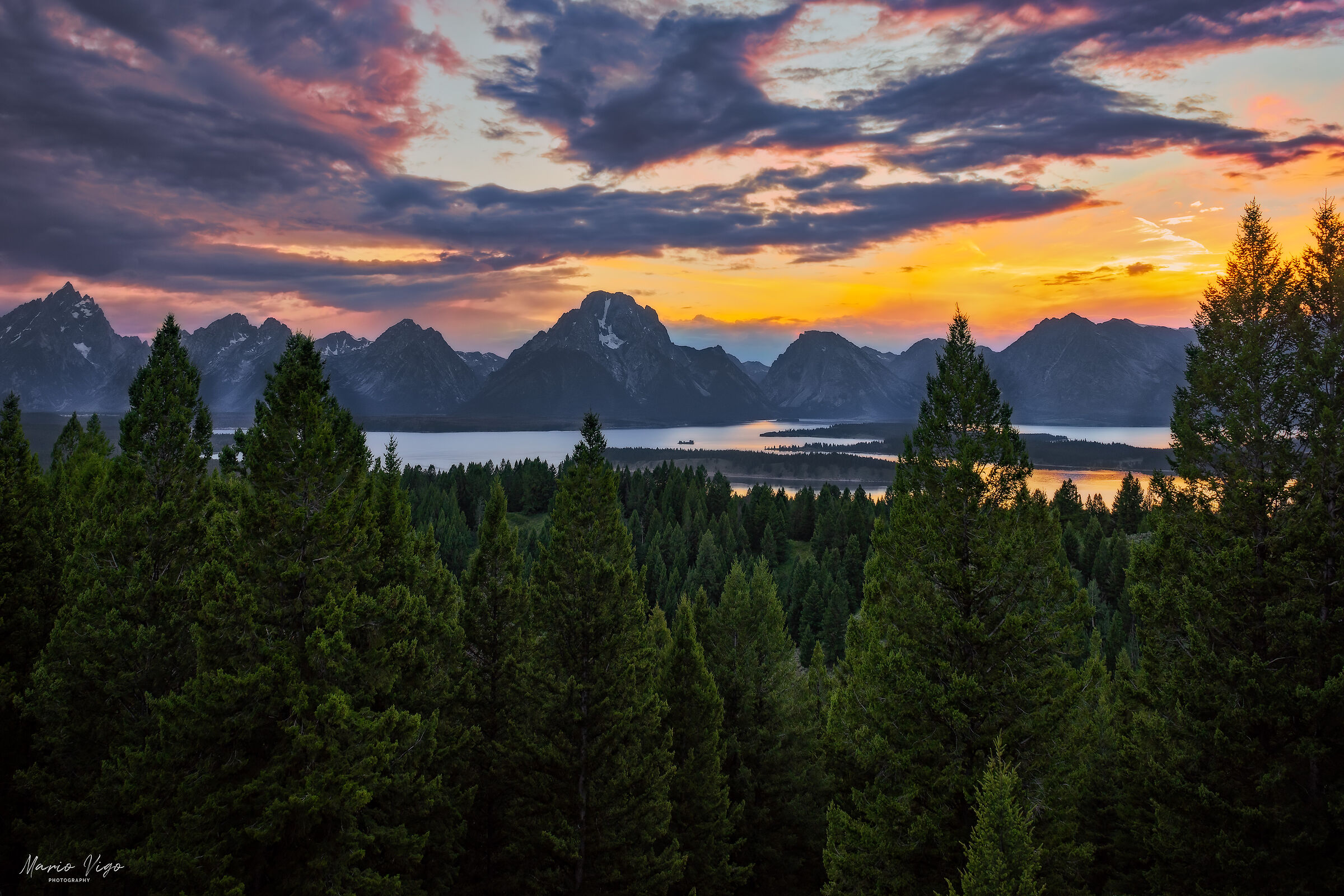 Teton sunset
