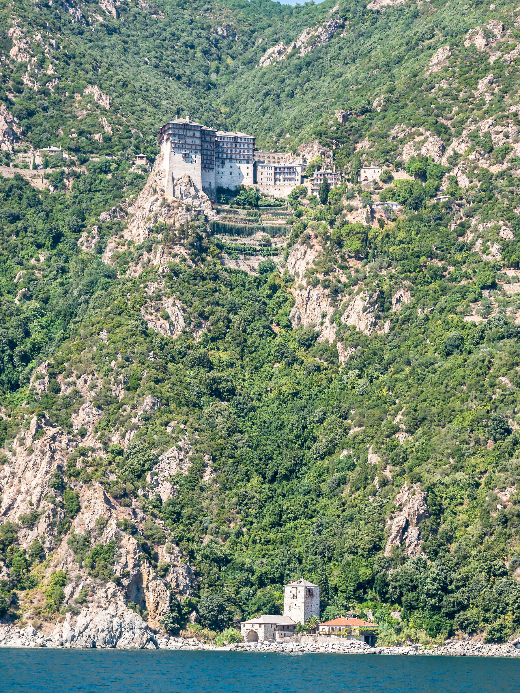 Simonos Petras Monastery - Mount Athos Greece