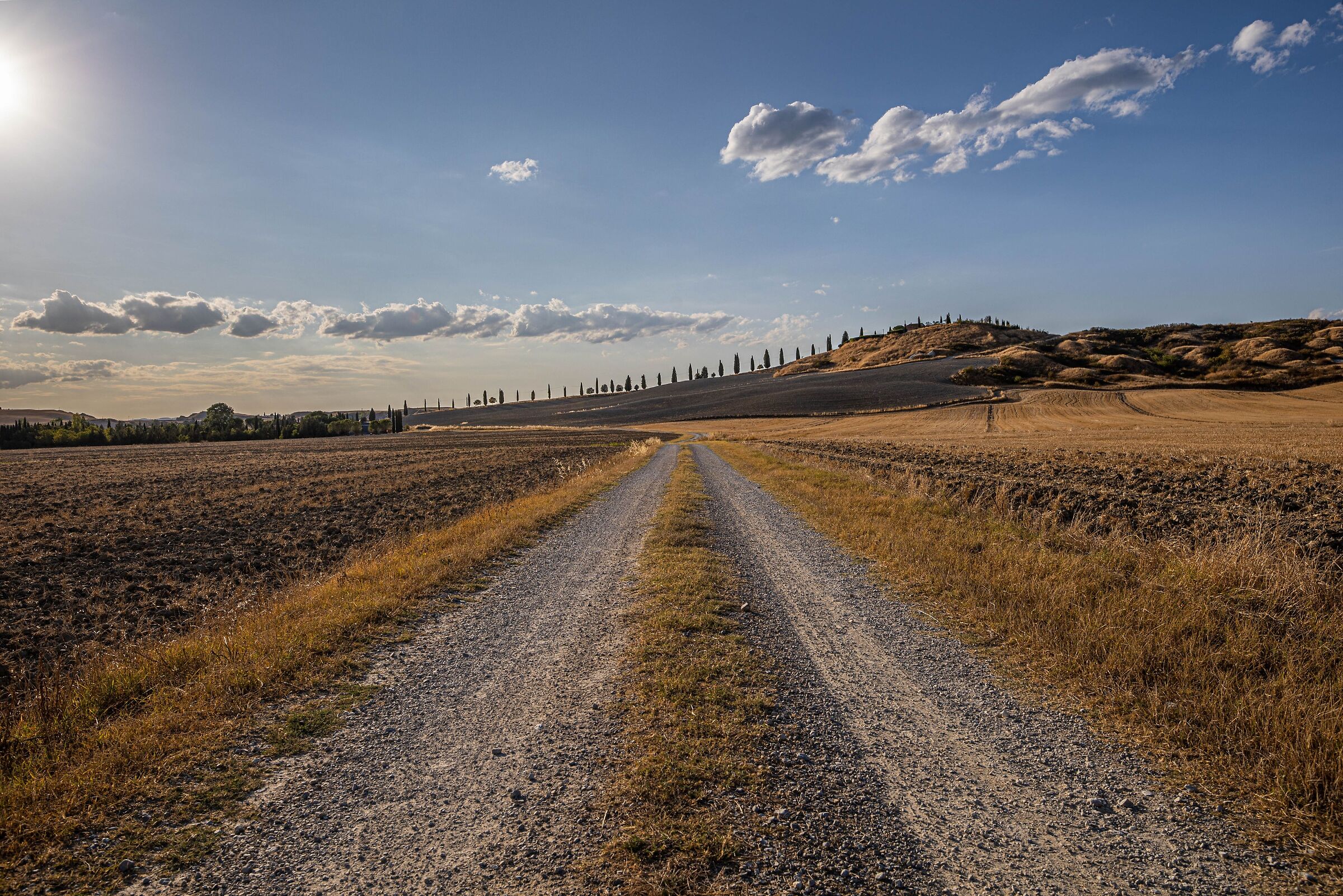 The long way to sunset