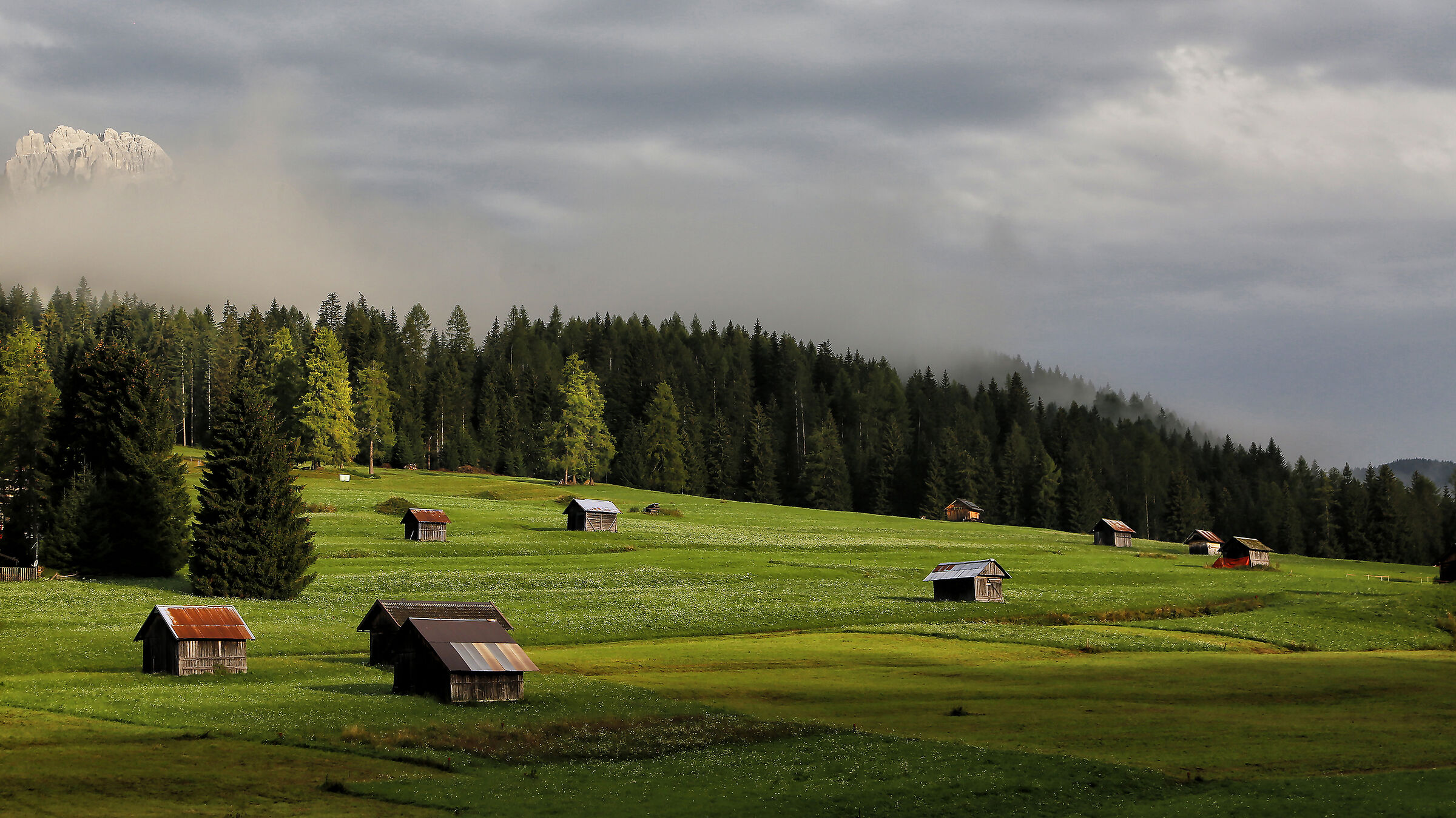 alba in alta Val Comelico