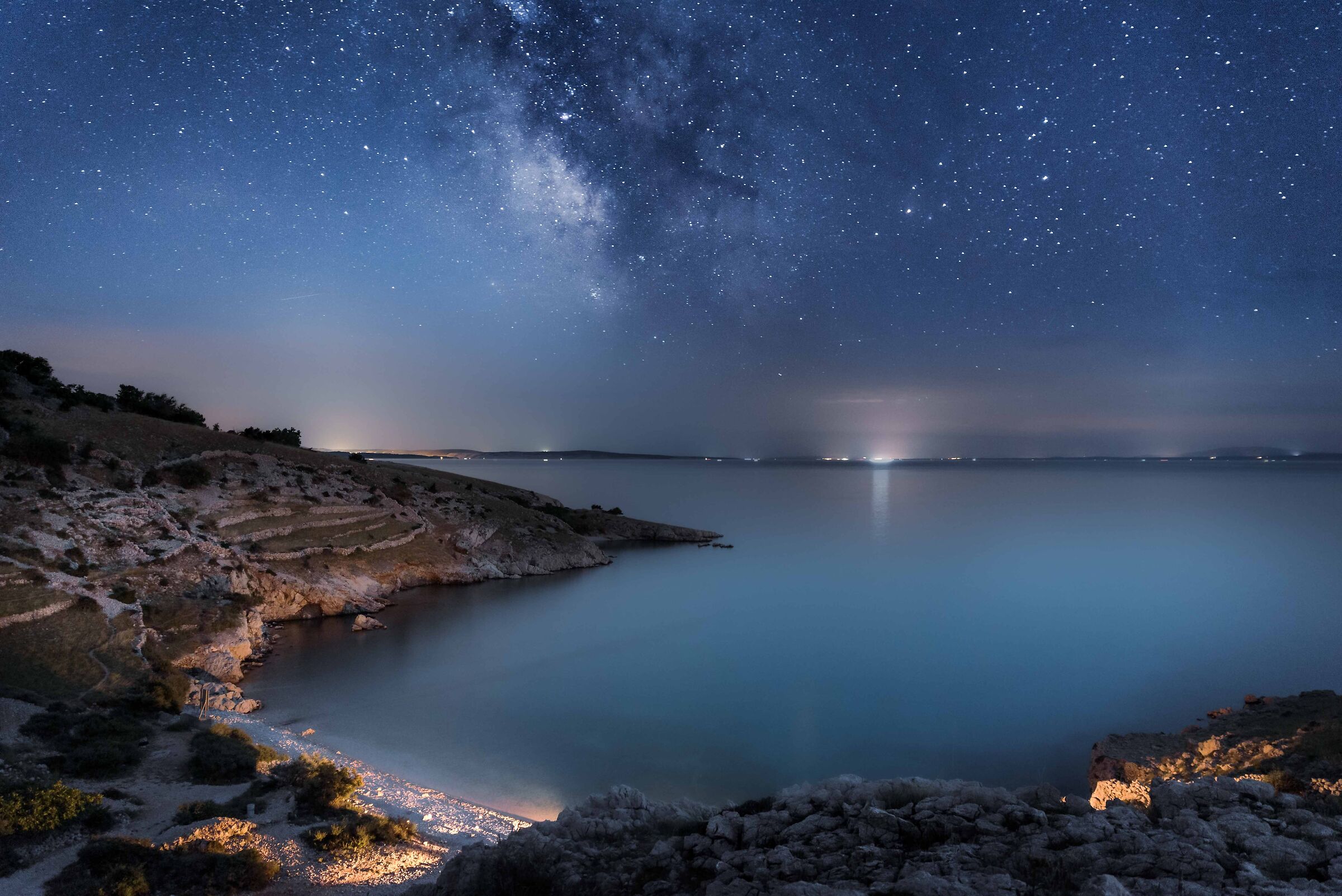 La Via Lattea sulla Spiaggia