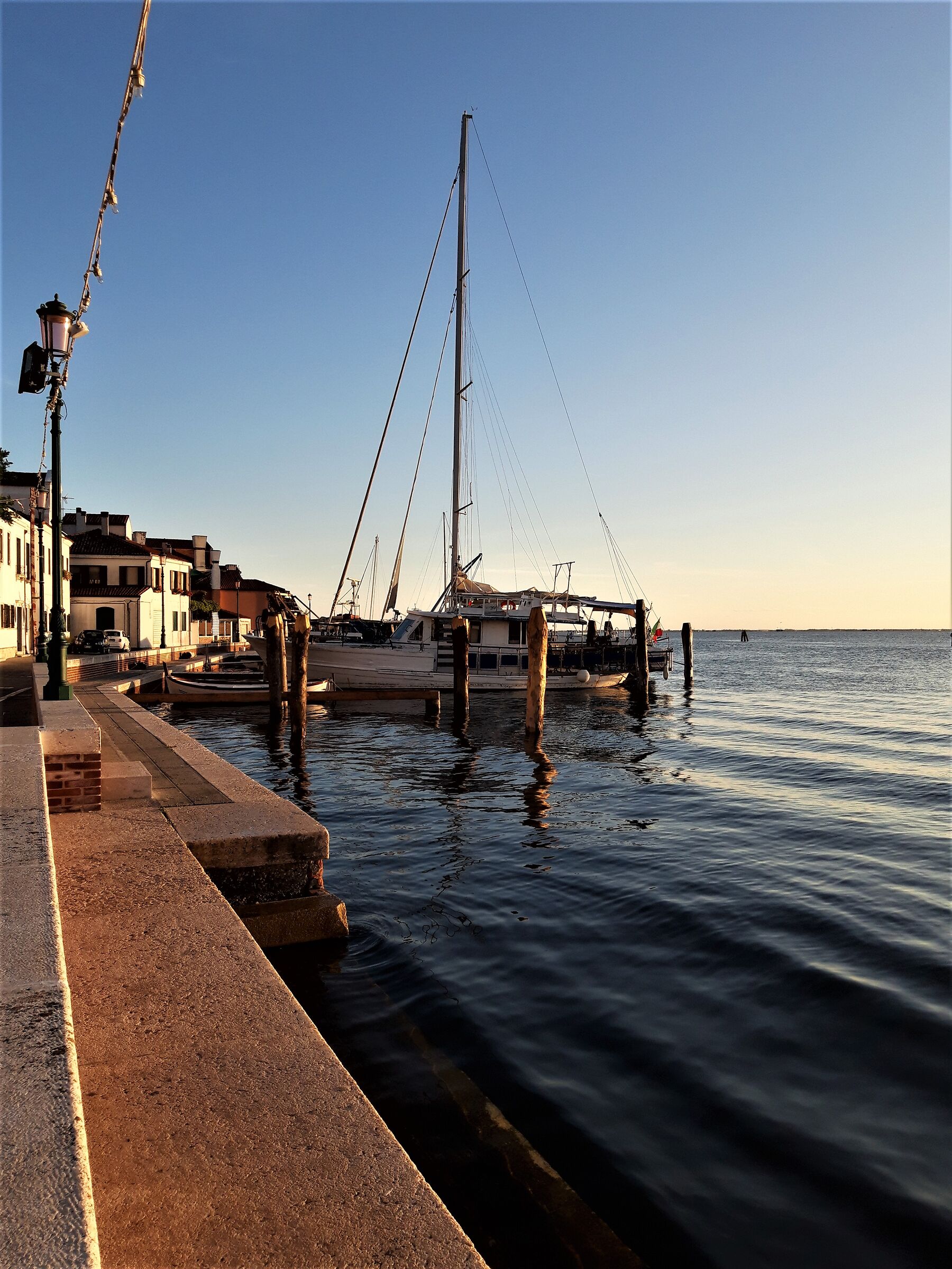 Veduta di Pellestrina verso sud