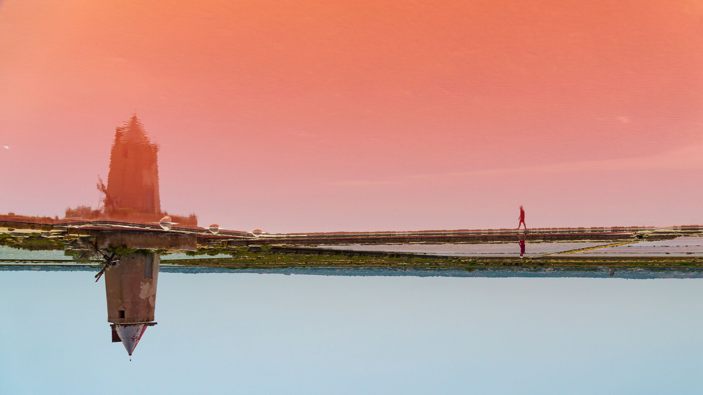 Saline rosa di Marsala