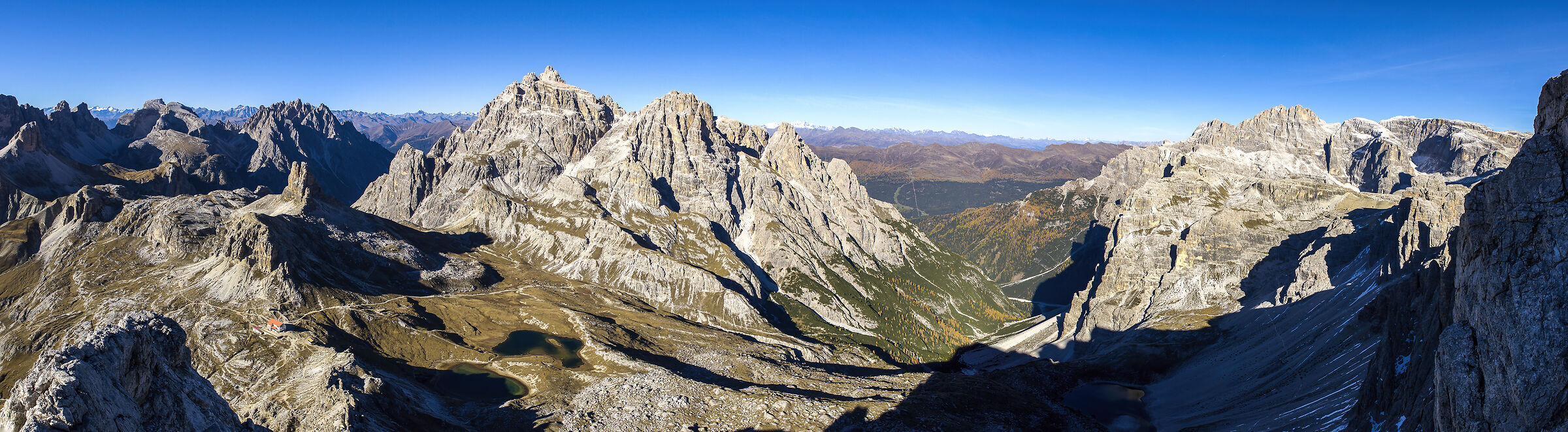 Dolomites panorama from m. Paternal