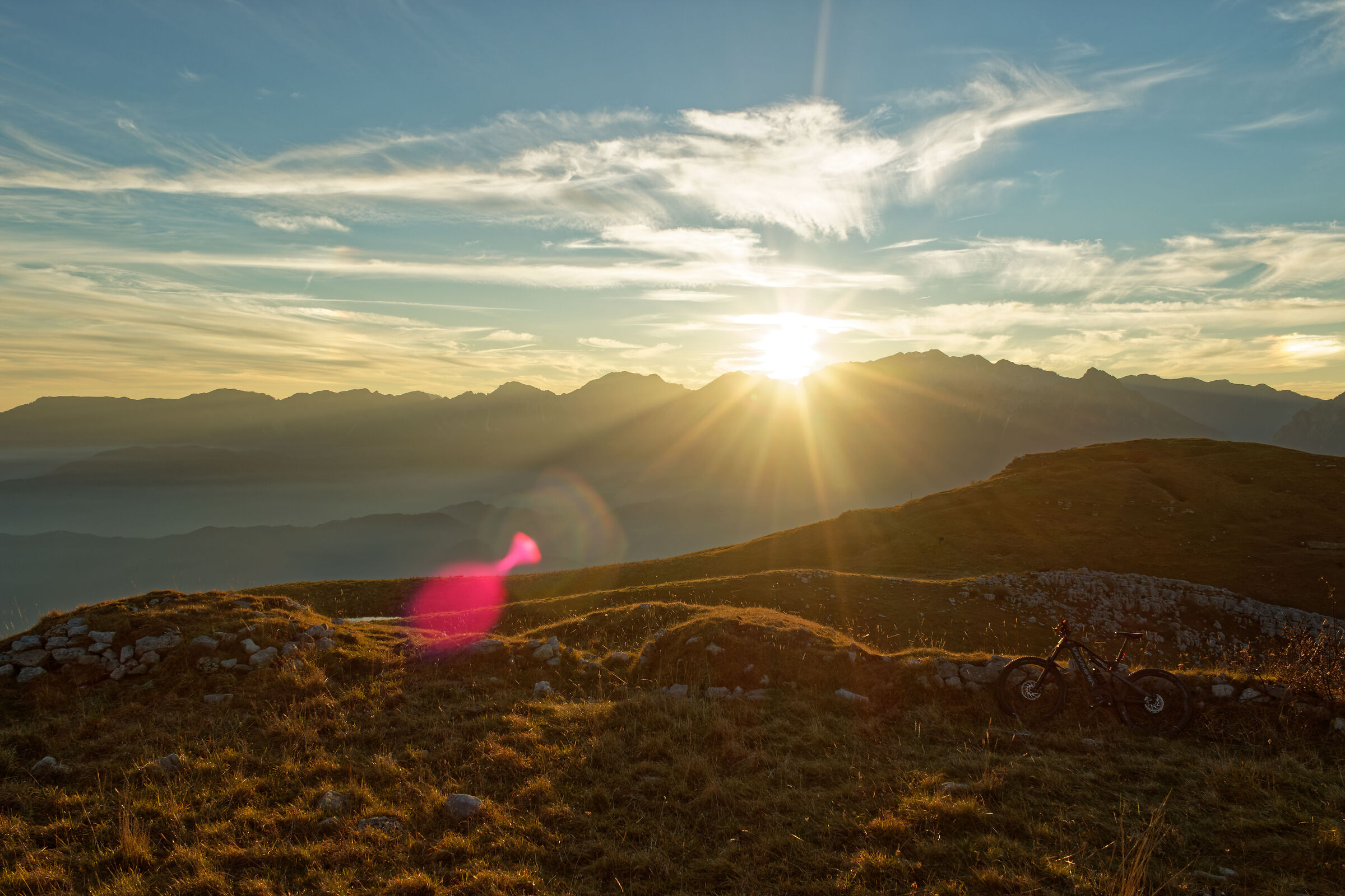 Sunset at Novegno
