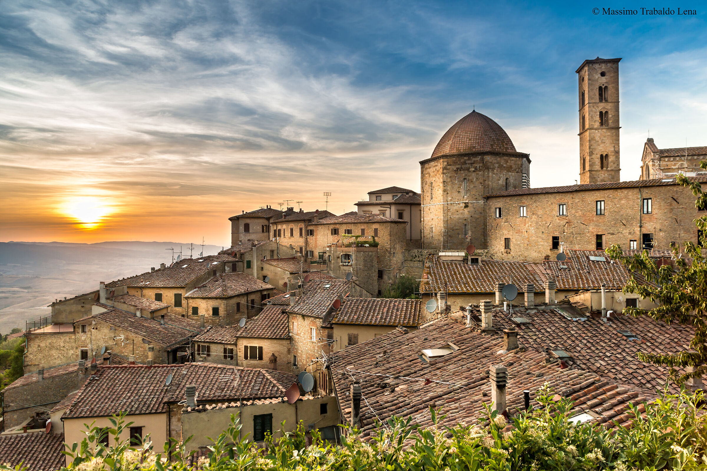 Sunset in Volterra