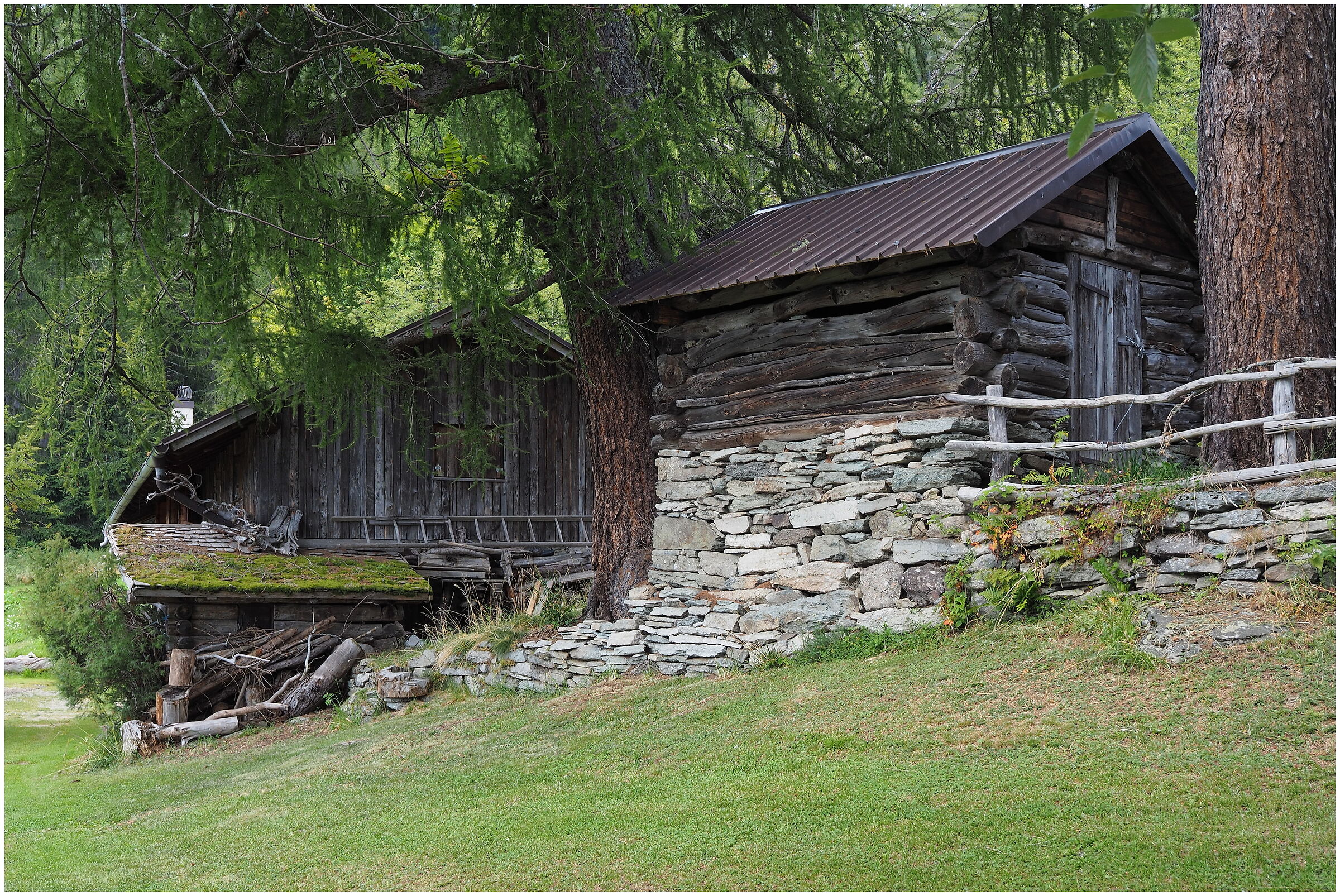 Old huts in Lagorai