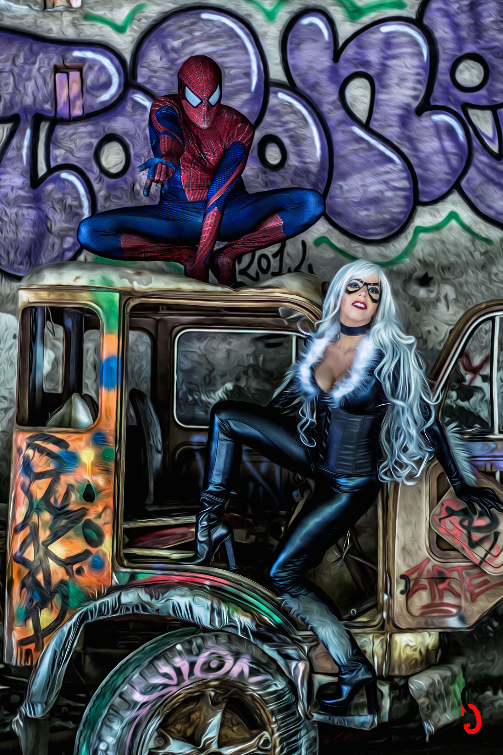 Spiderman e Black Cat