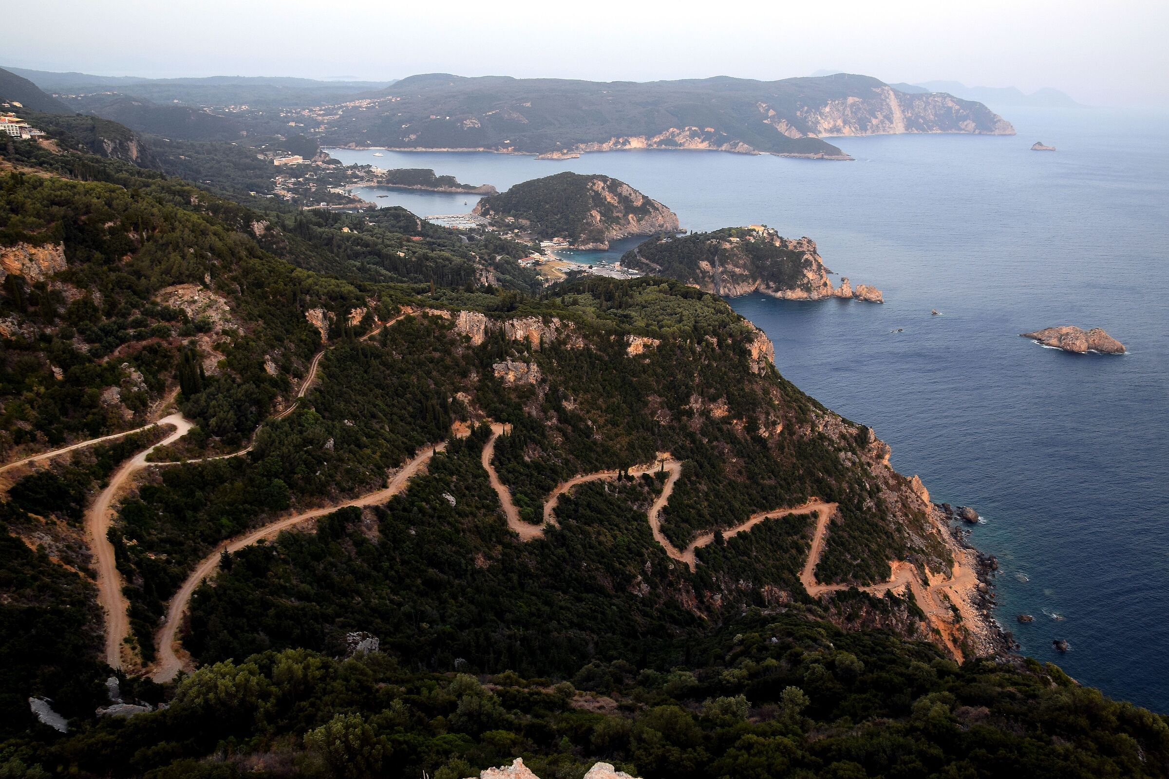 Vista da Angelokastro