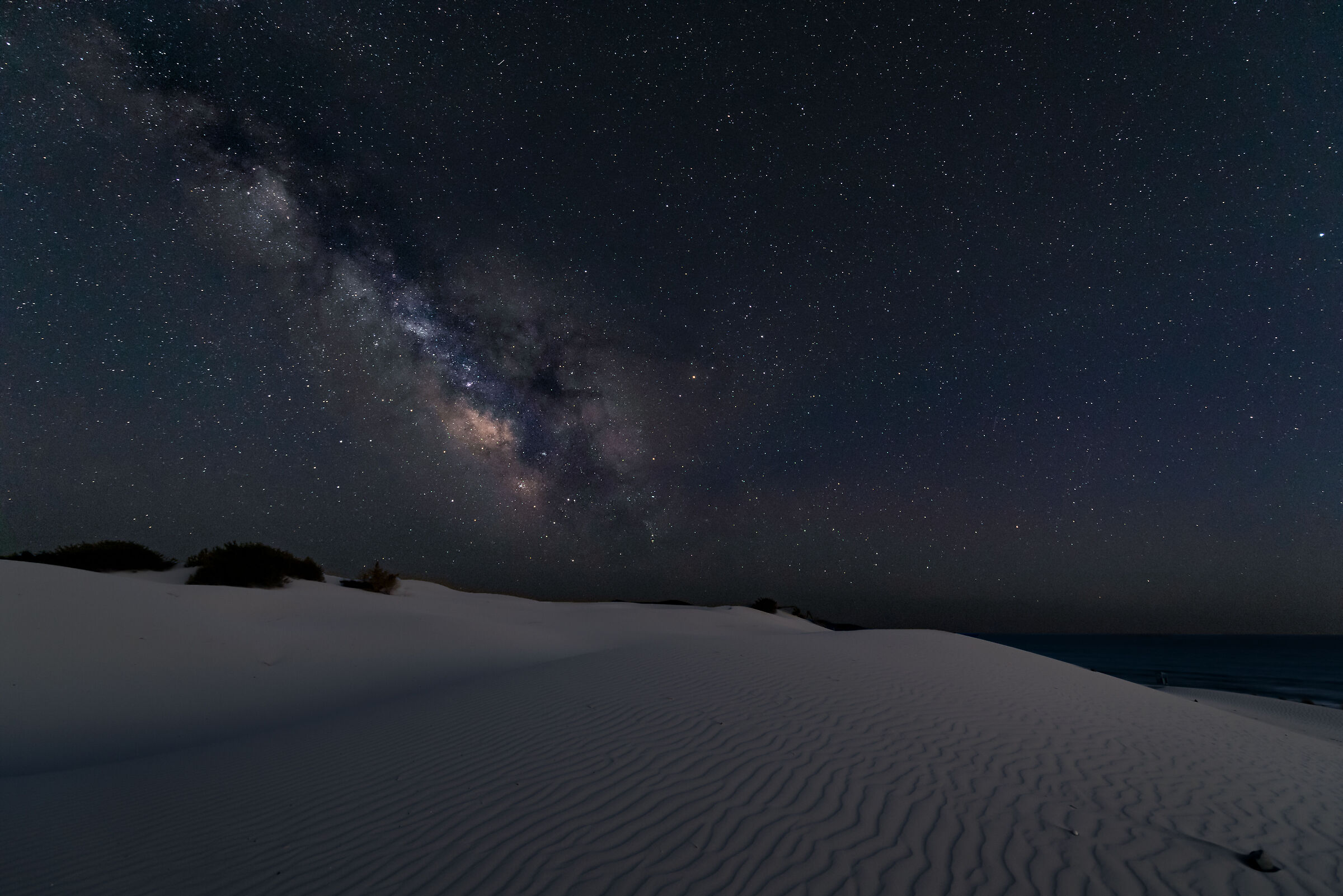 Milky Way on the dunes