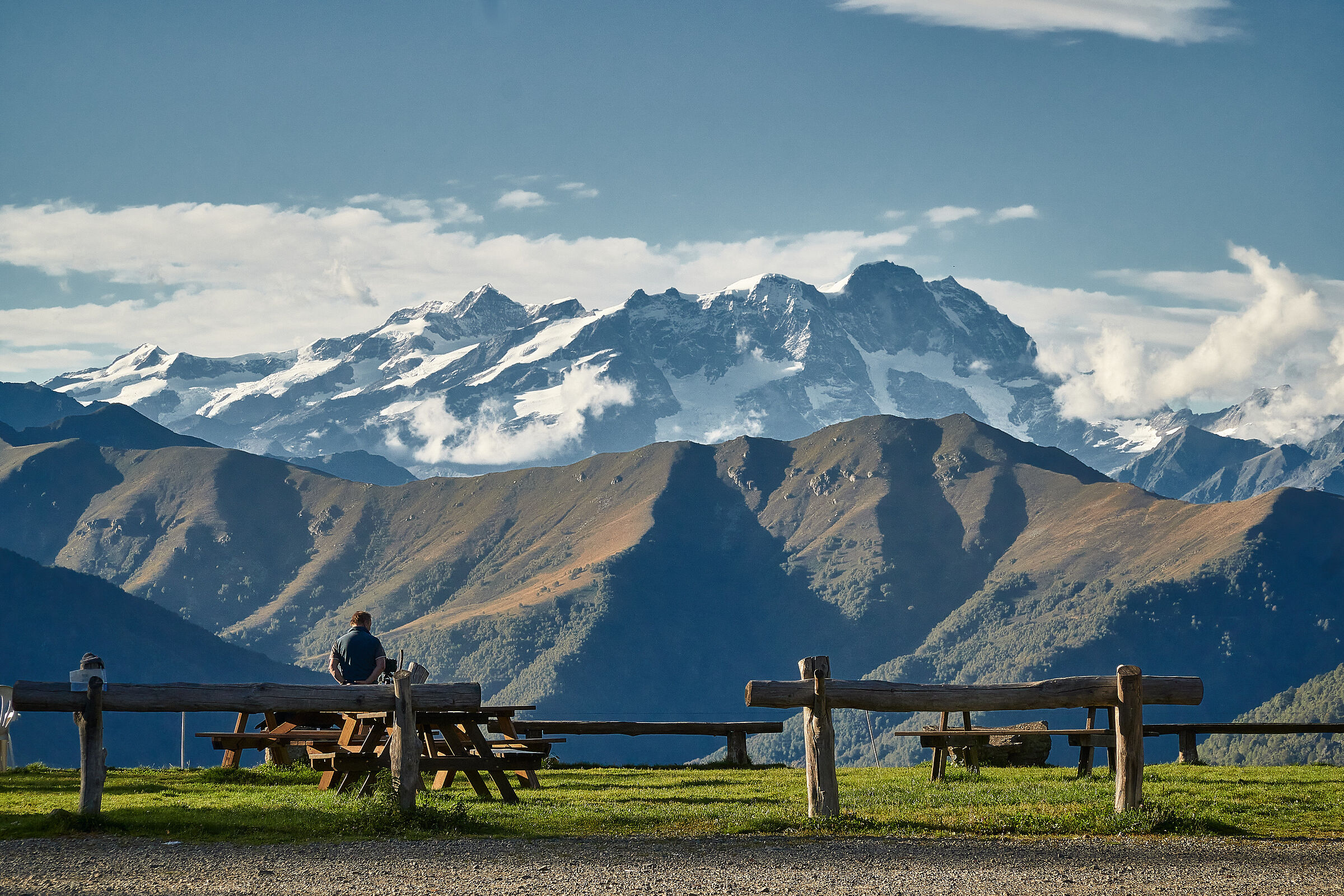 Monte Rosa from Margosio