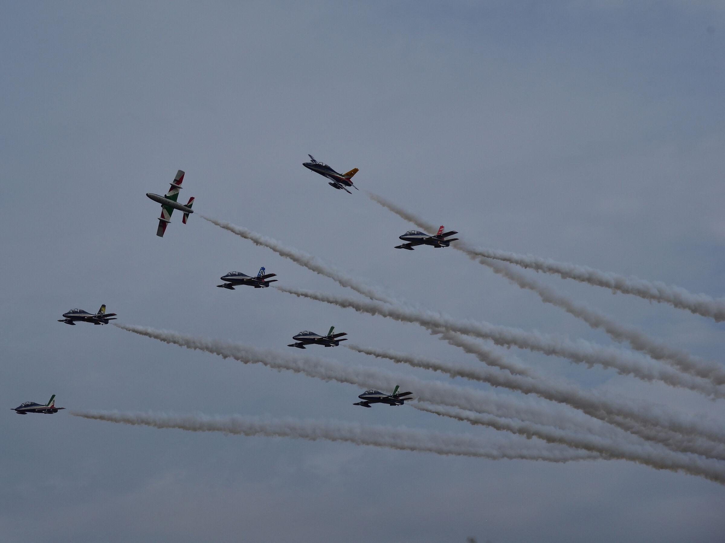 tricolor arrows on Alghero 5