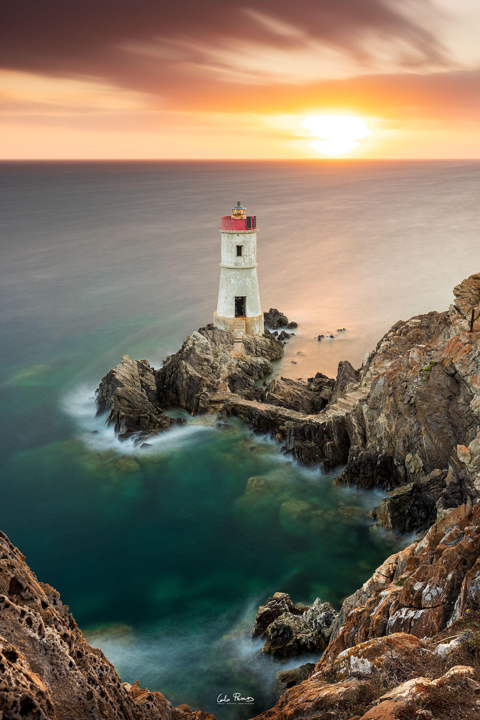 The lighthouse of Capo Ferro