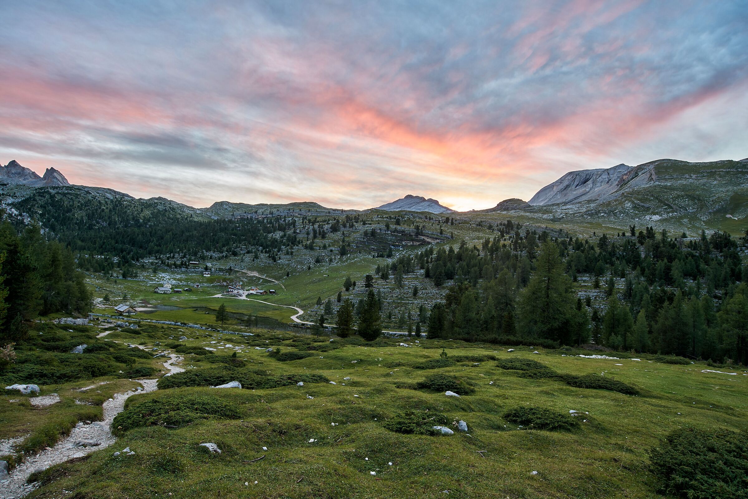 Dal Fanes al tramonto