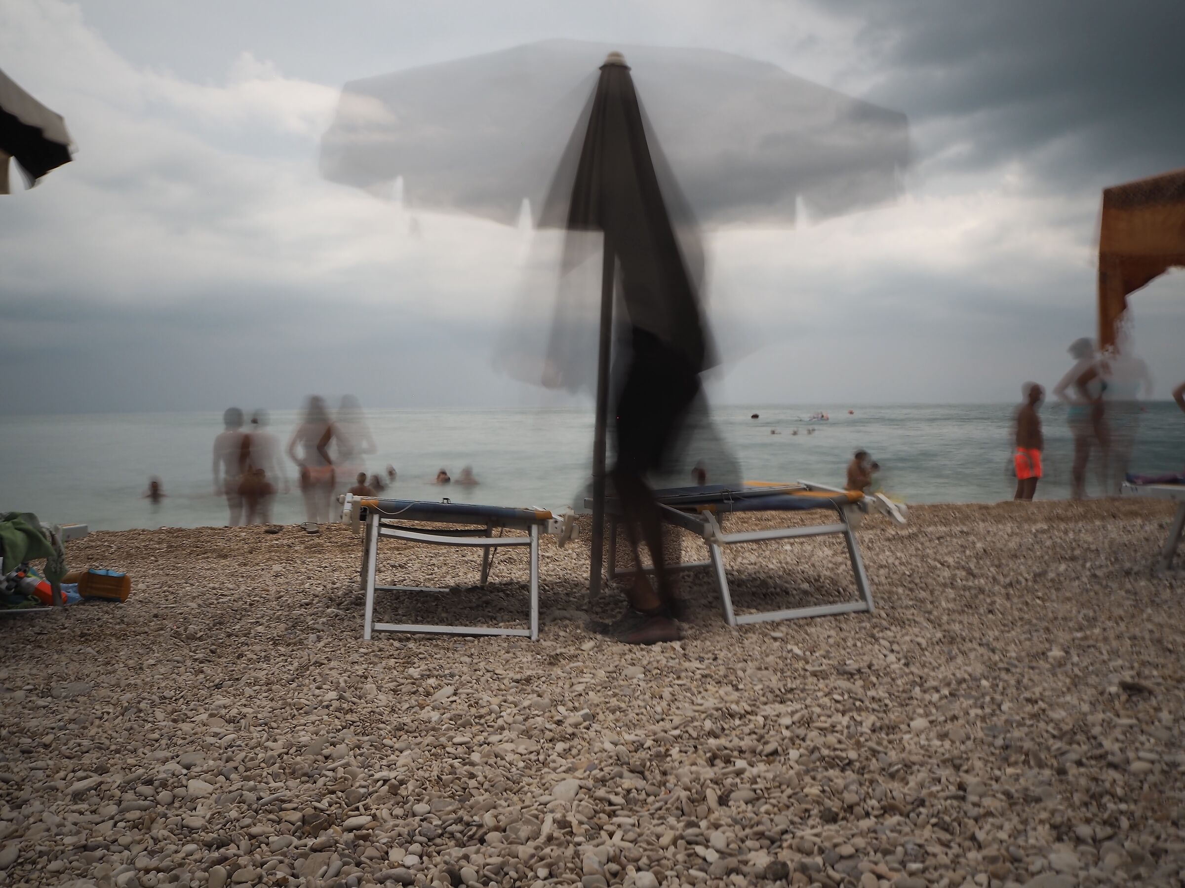 Mattinatella, dynamism of the opening of an umbrella