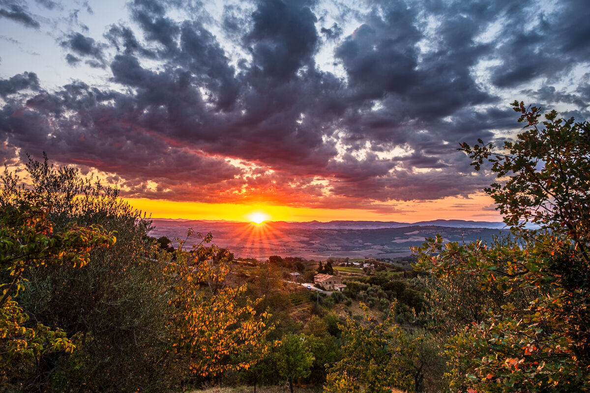 Orcia sunrise