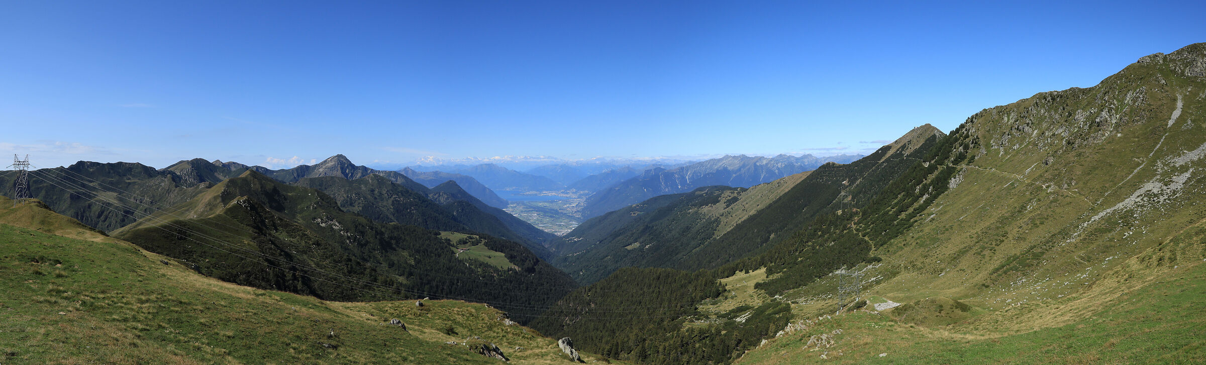 Lago di Lugano dal Passo San Jorio