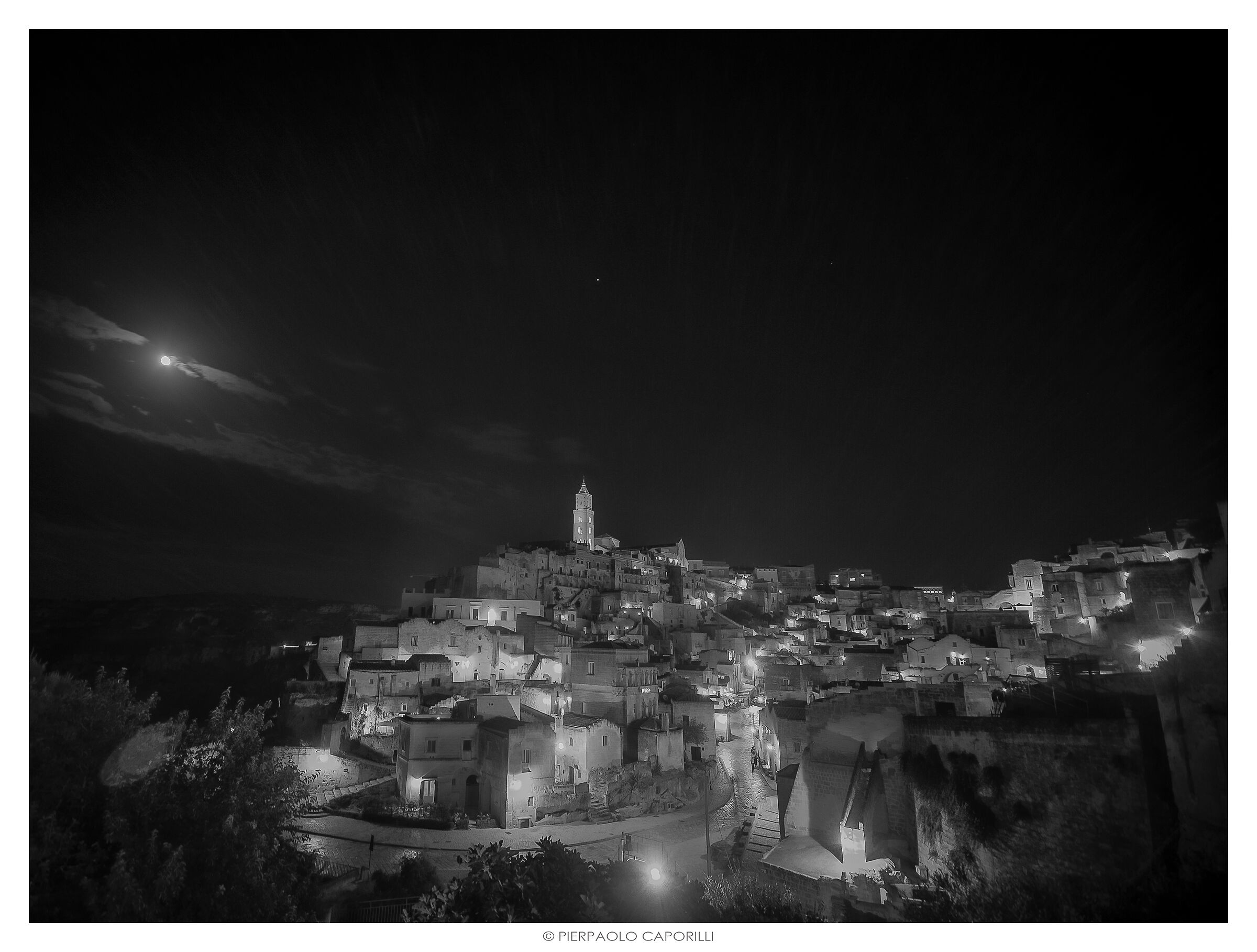 matera in bianco e nero