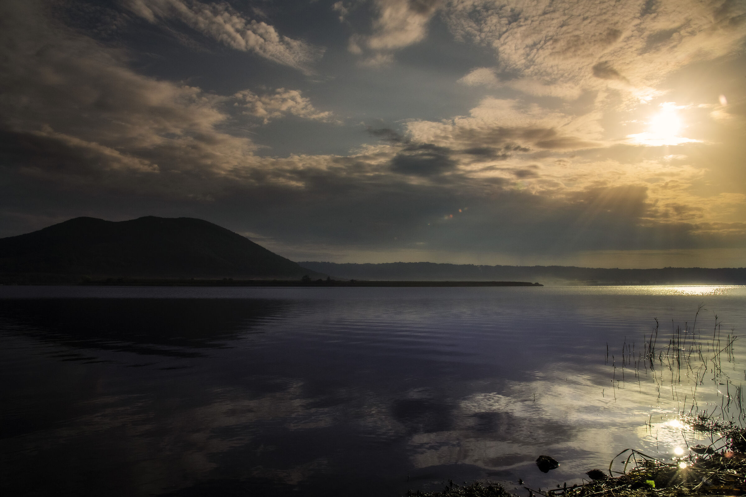 Sunrise over Lake Vico