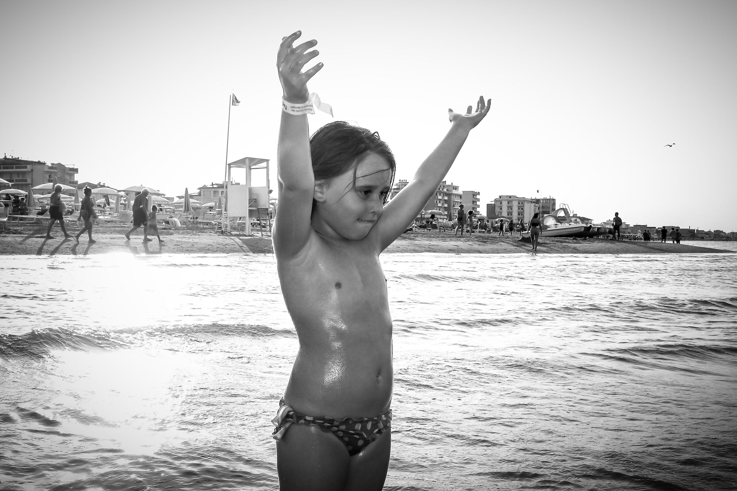 Greeting to the sea.