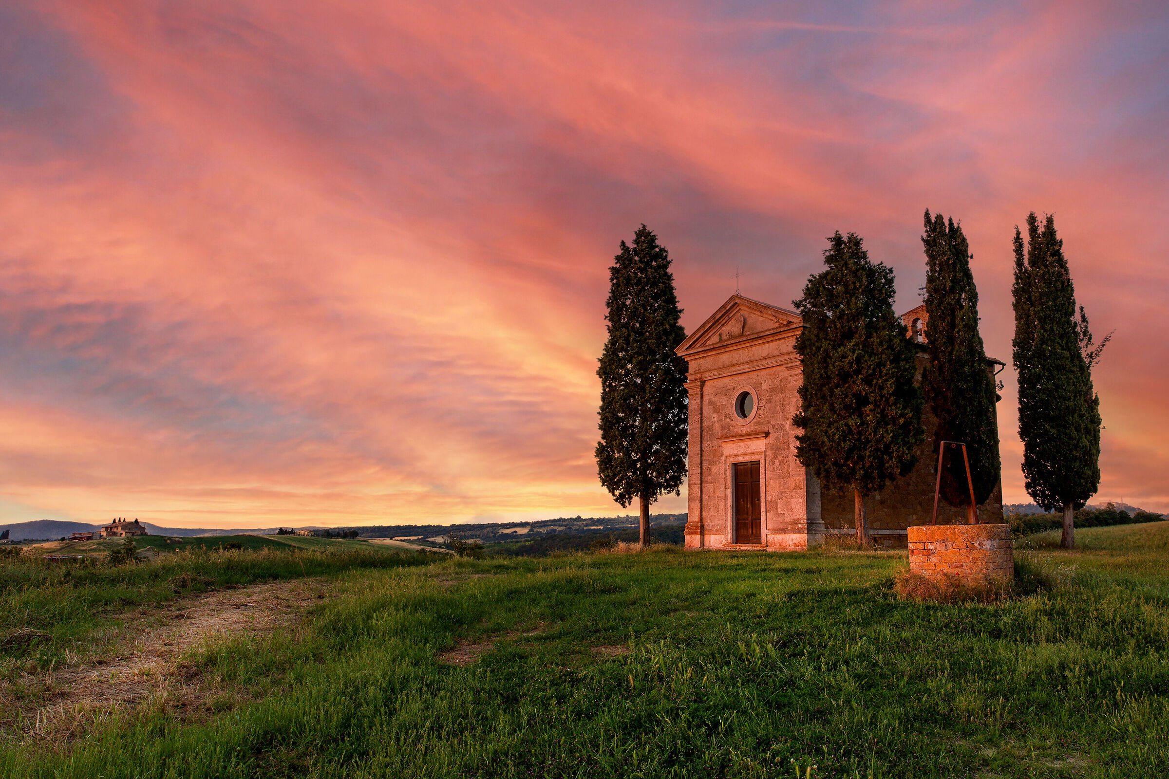 Cappella della Madonna di Vitaleta Val D'orcia