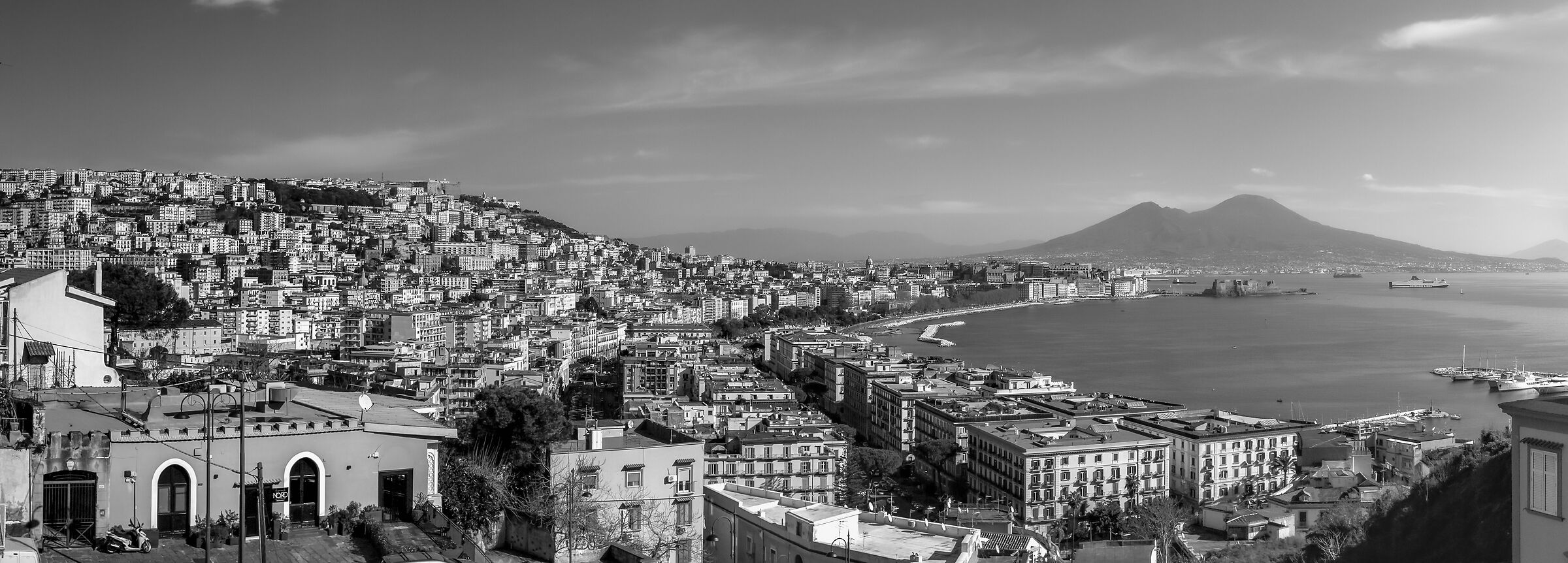 Panorama B&N da S. Antonio a posillipo