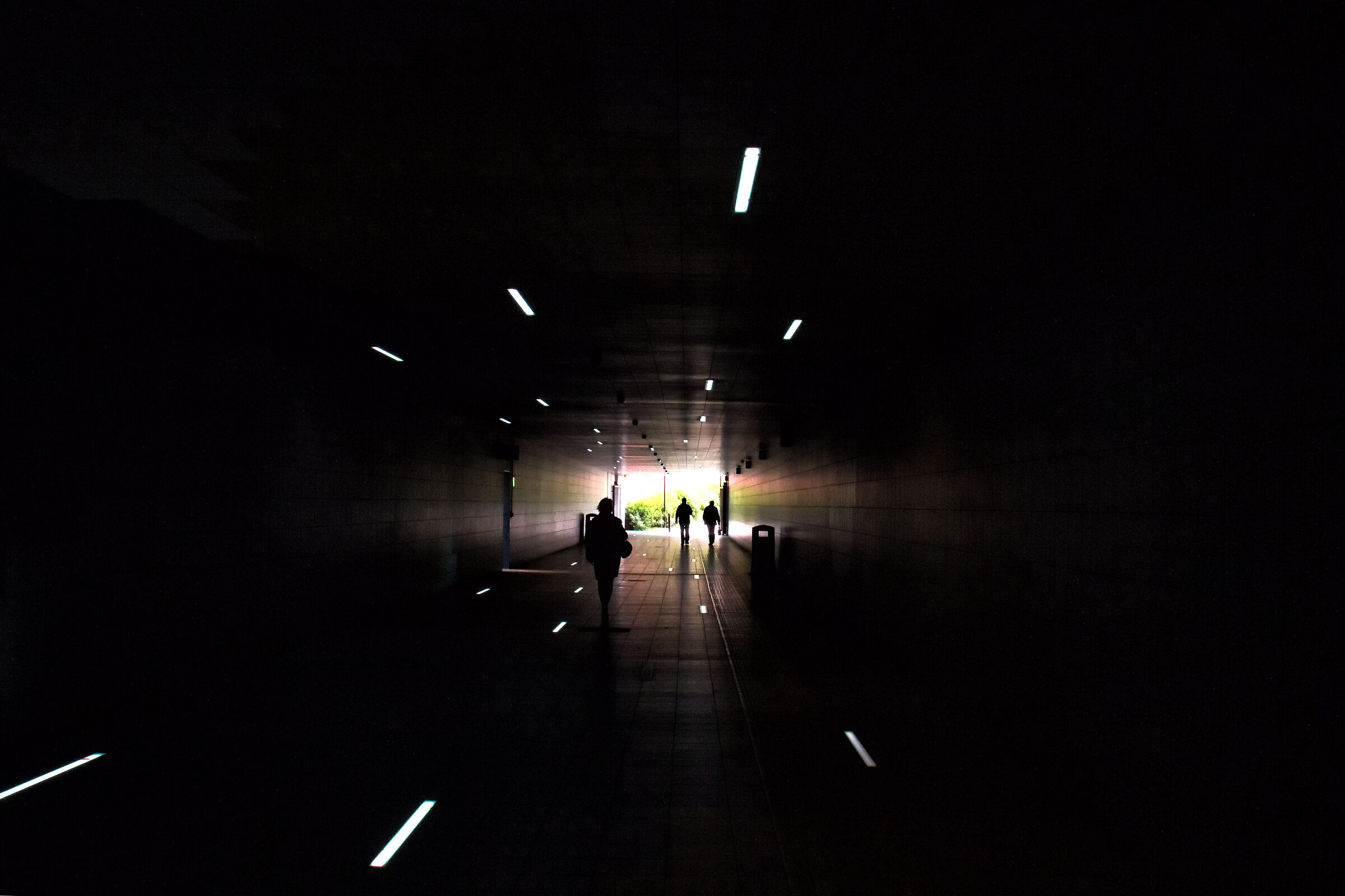 Exiting the tunnel