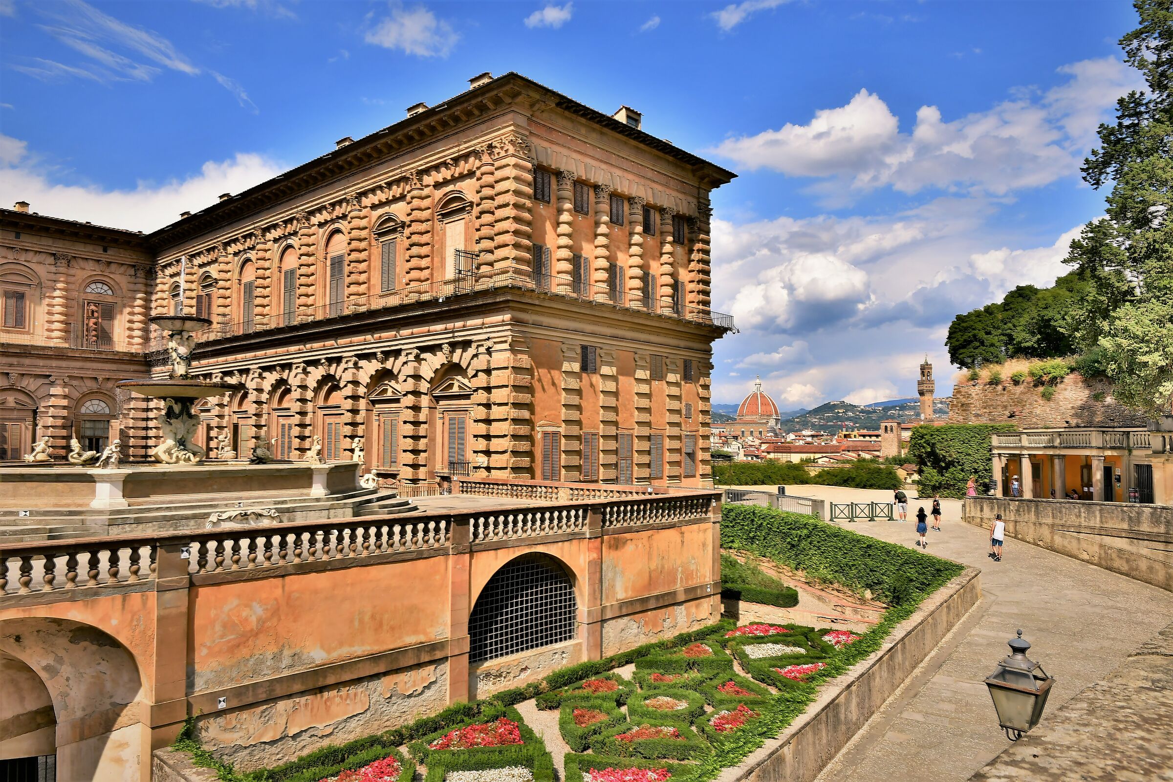 panorama from the Boboli Gardens in Florence