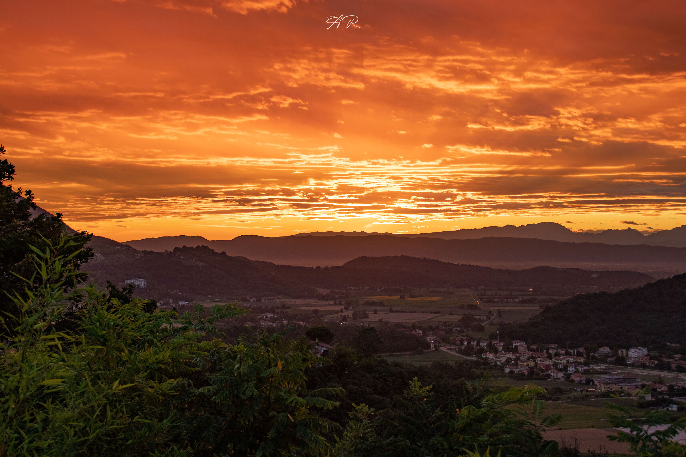 Tramonto sui Colli Euganei