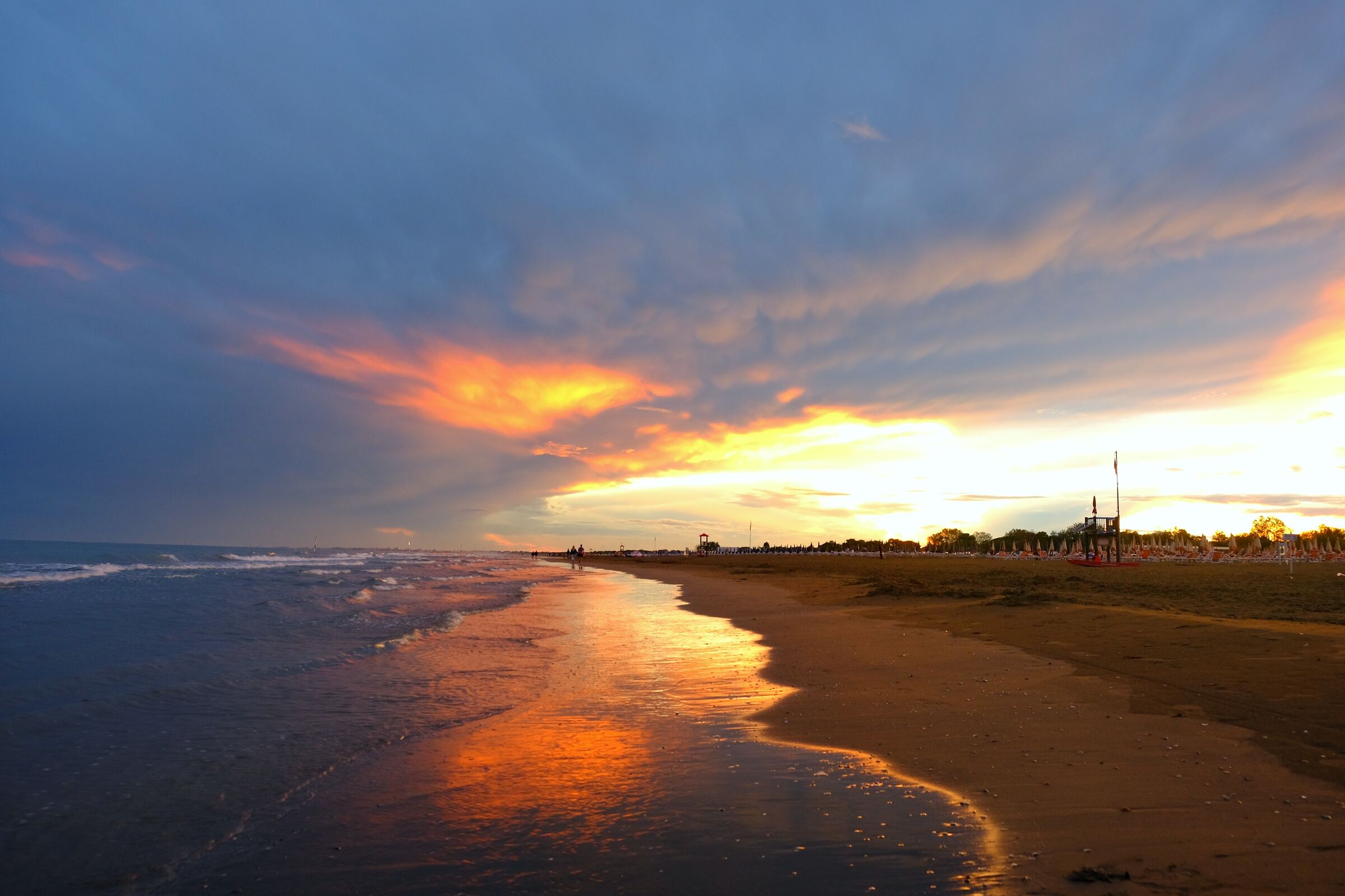 Tramonto sul mare ( Bibione Pineda ) 3