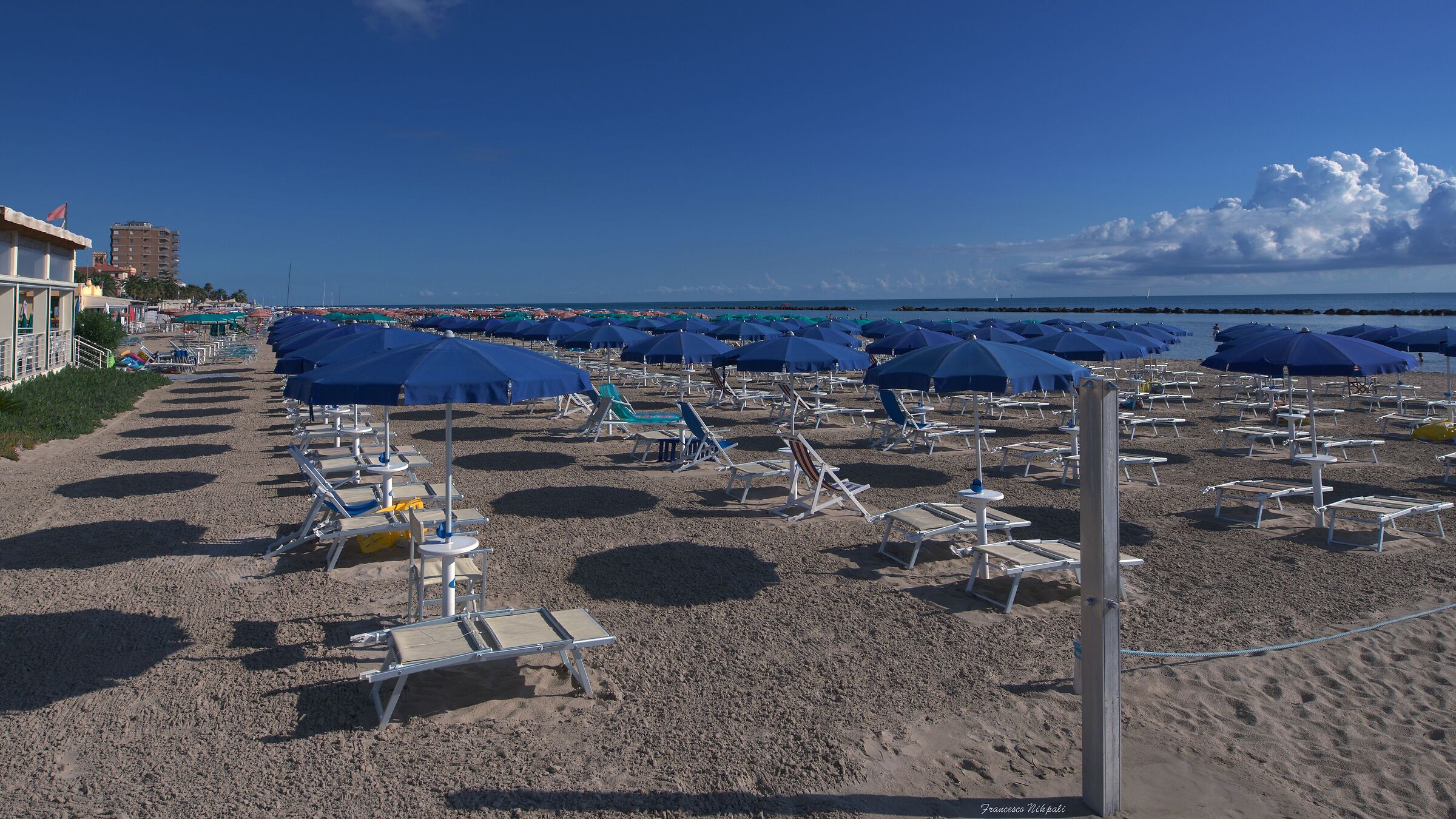 The beach of Grottammare