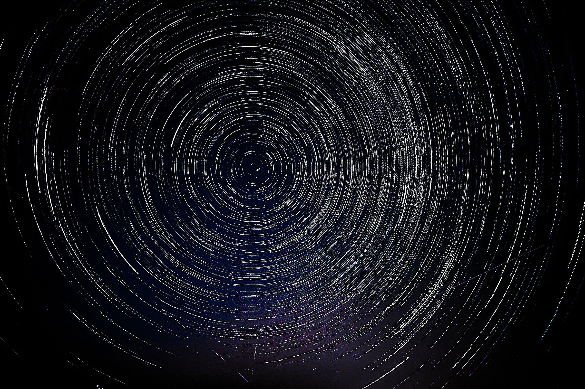 Centered Startrail
