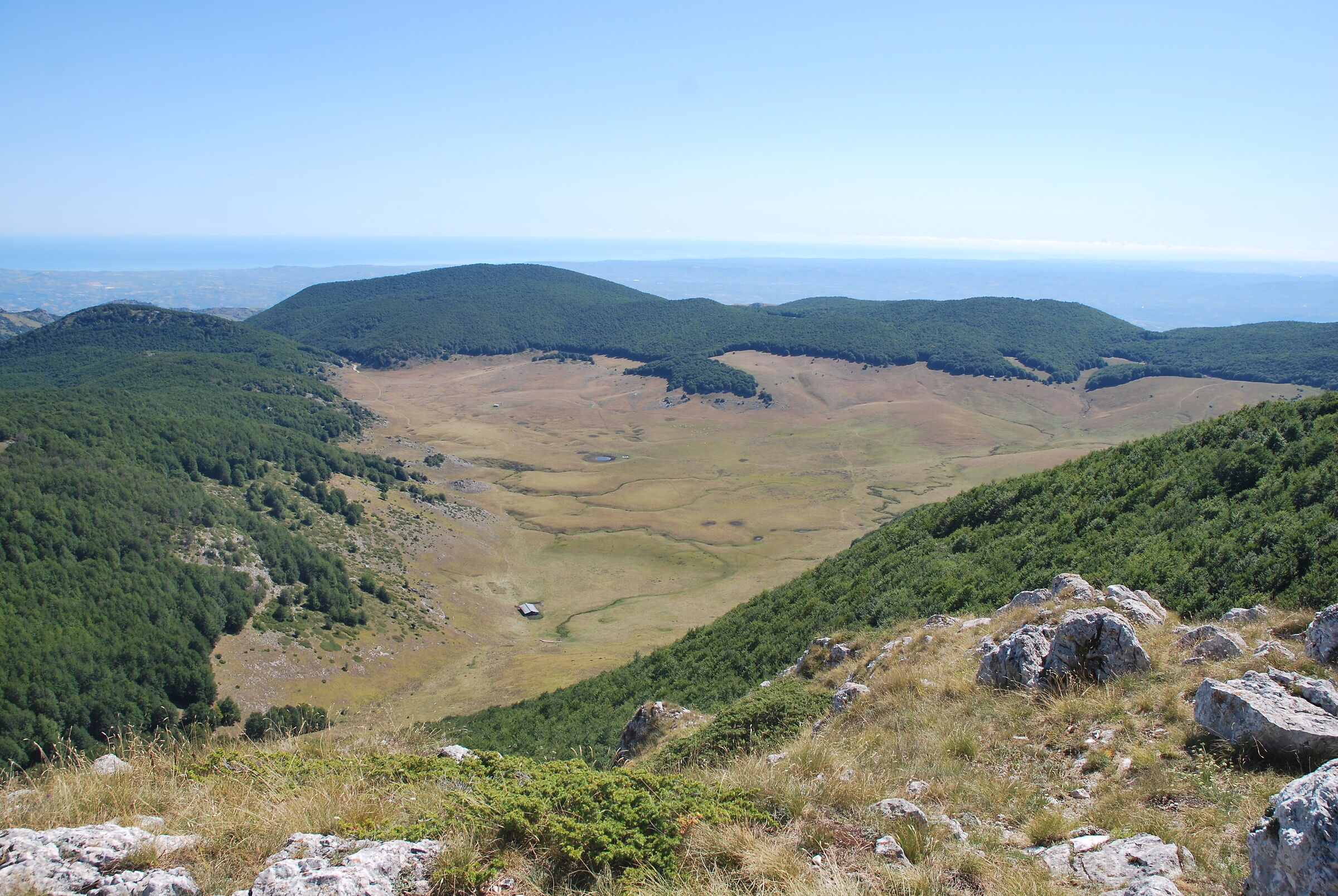Panorama on the Voltigno with sea view