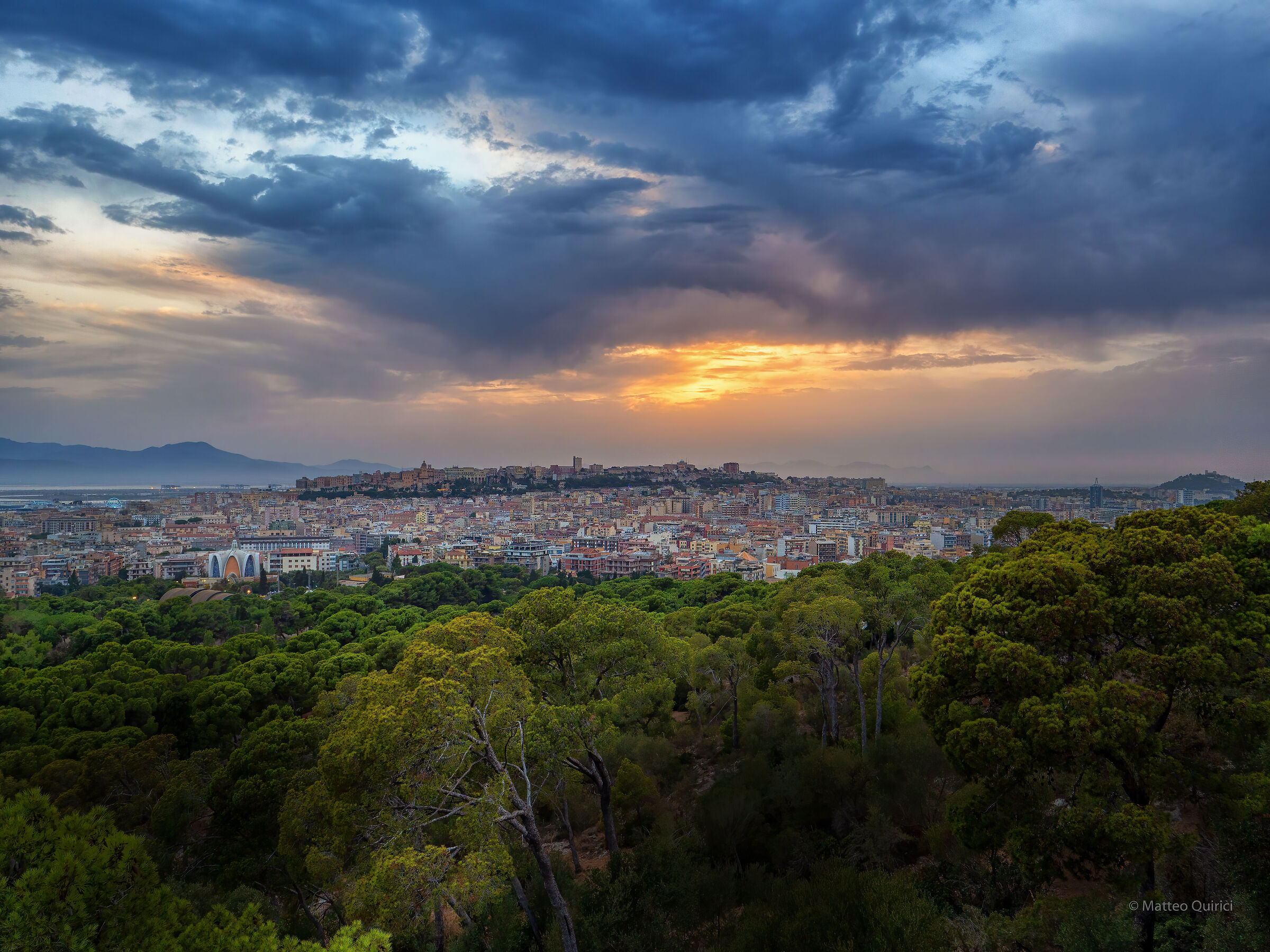 tramonto a Cagliari