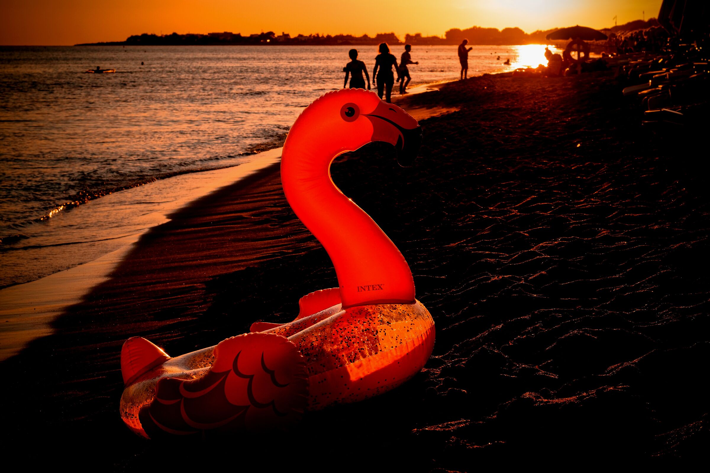 End of day at the end of summer