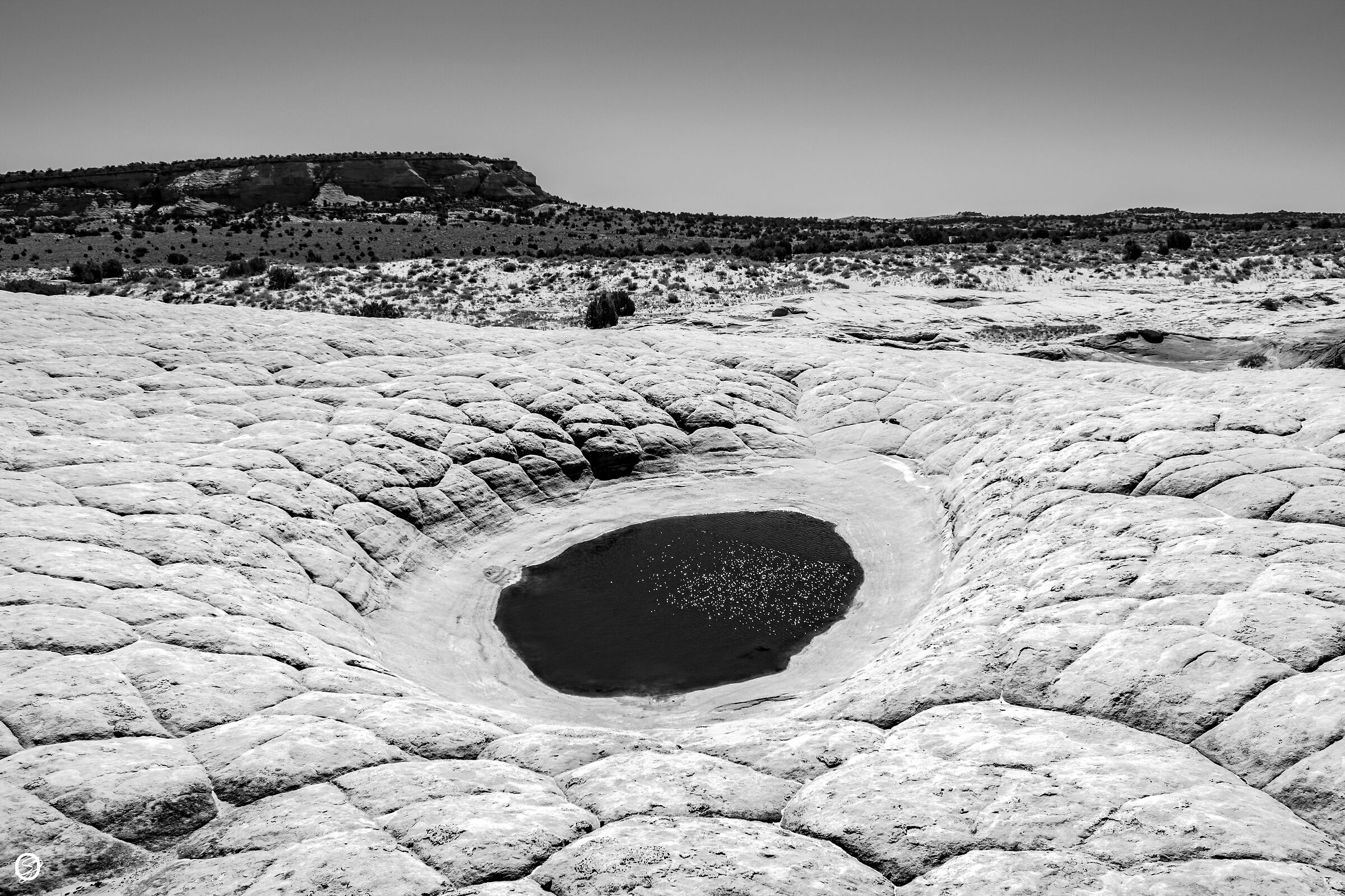 Hole in the white