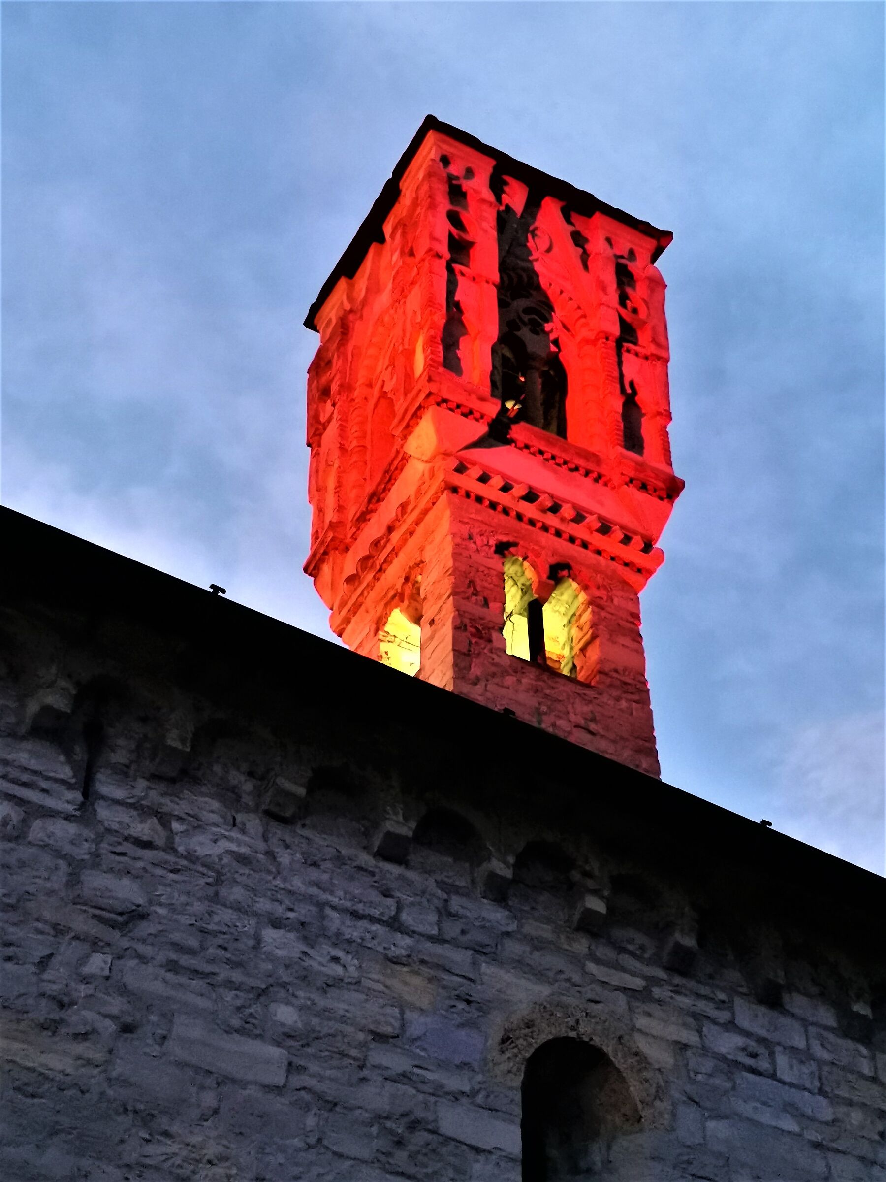 Red in the evening...