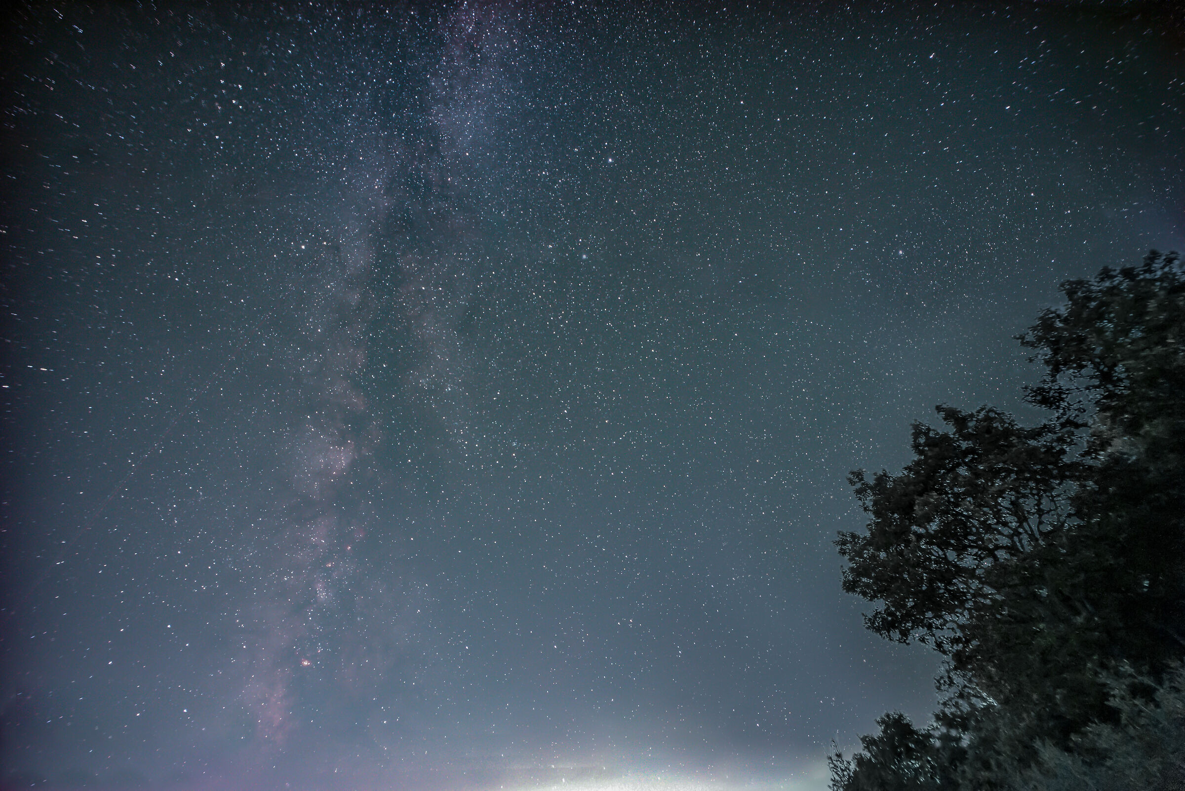 Via lattea dagli euganei